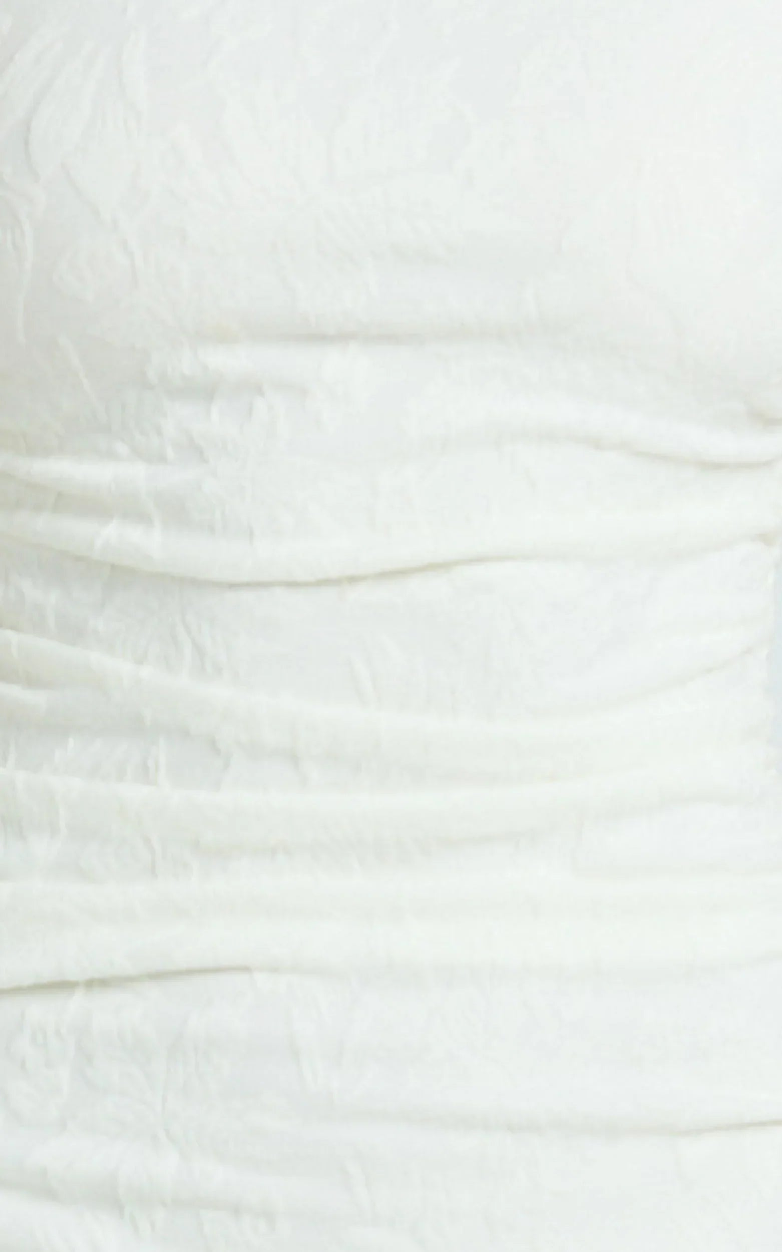 Kayrene Maxi Dress - Short Sleeve Jacquard Dress in Cream