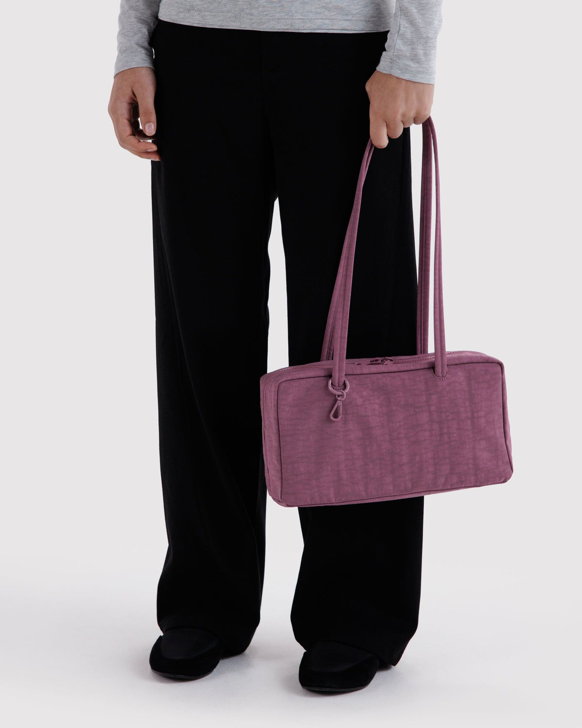 Nylon Bowler Bag - Wild Plum - image 3