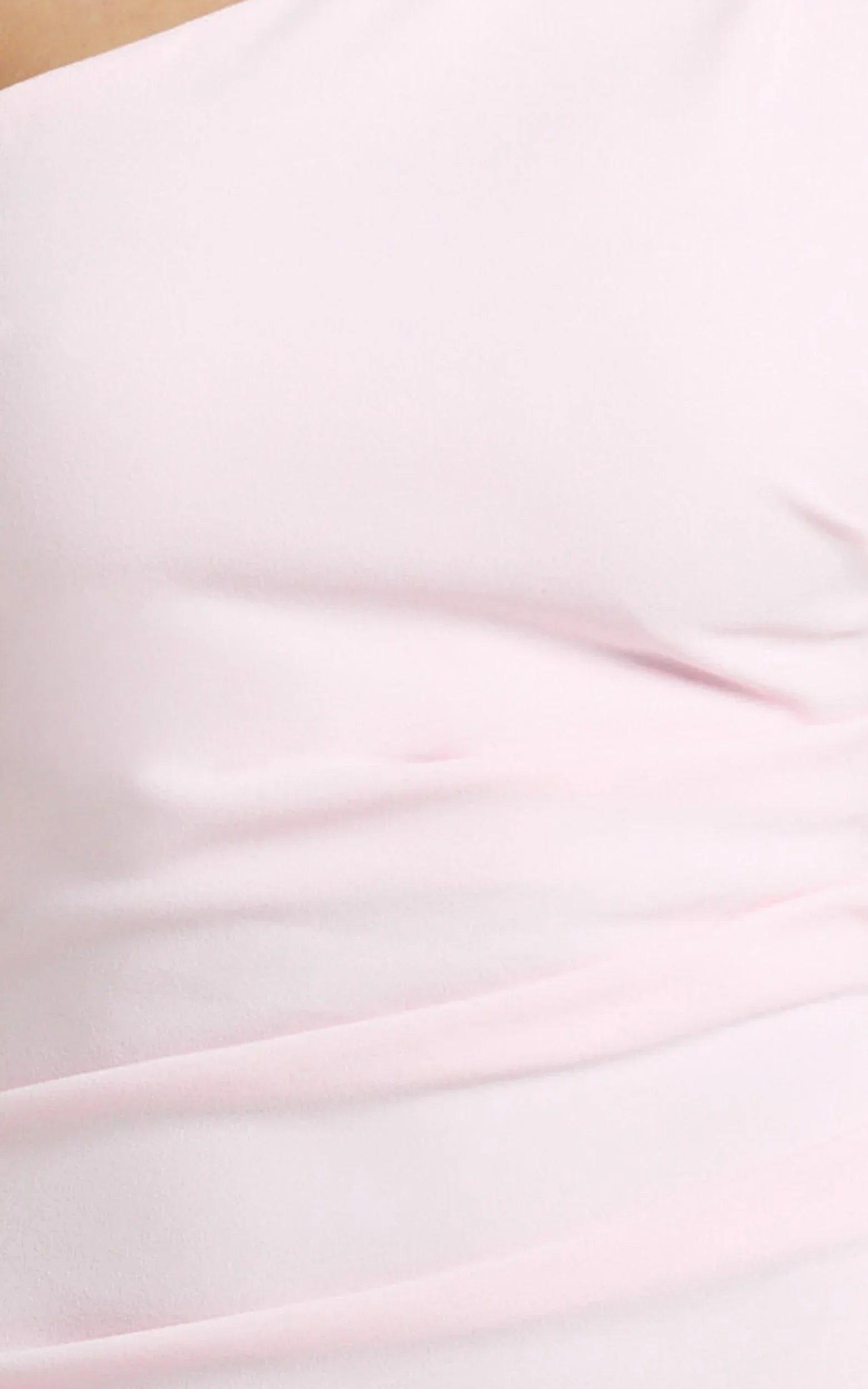 Criselda Maxi Dress - One Shoulder Maxi Dress in Pink
