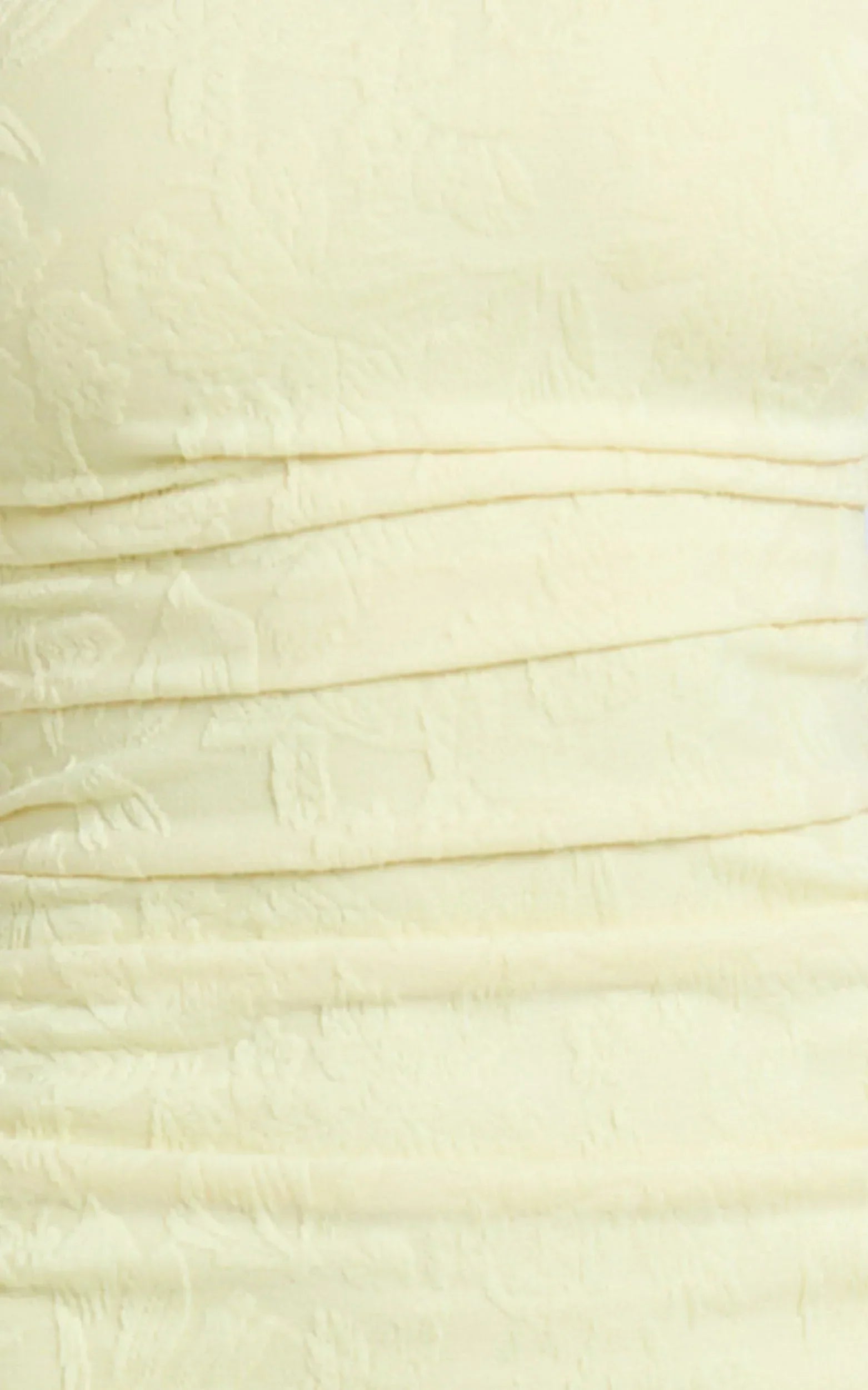 Kayrene Maxi Dress - Strapless Bodycon Dress in Butter Yellow