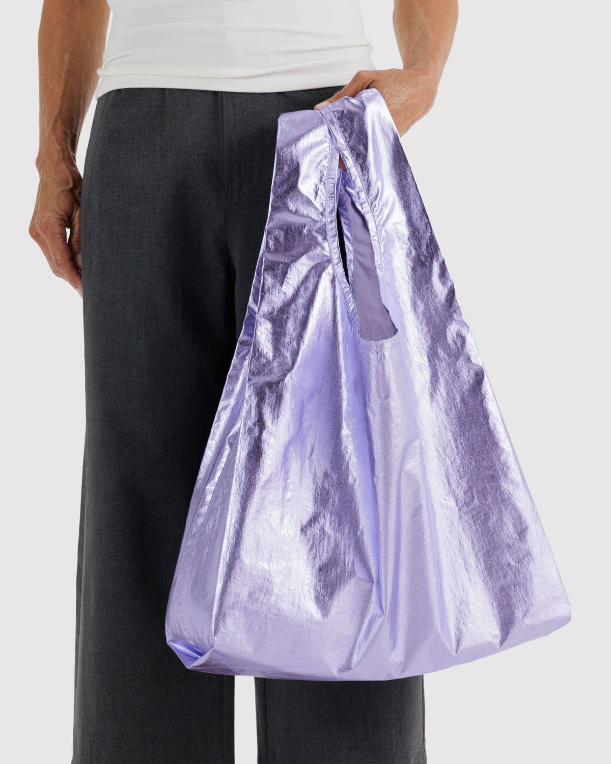 Standard Baggu - Lavender Metallic - image 2