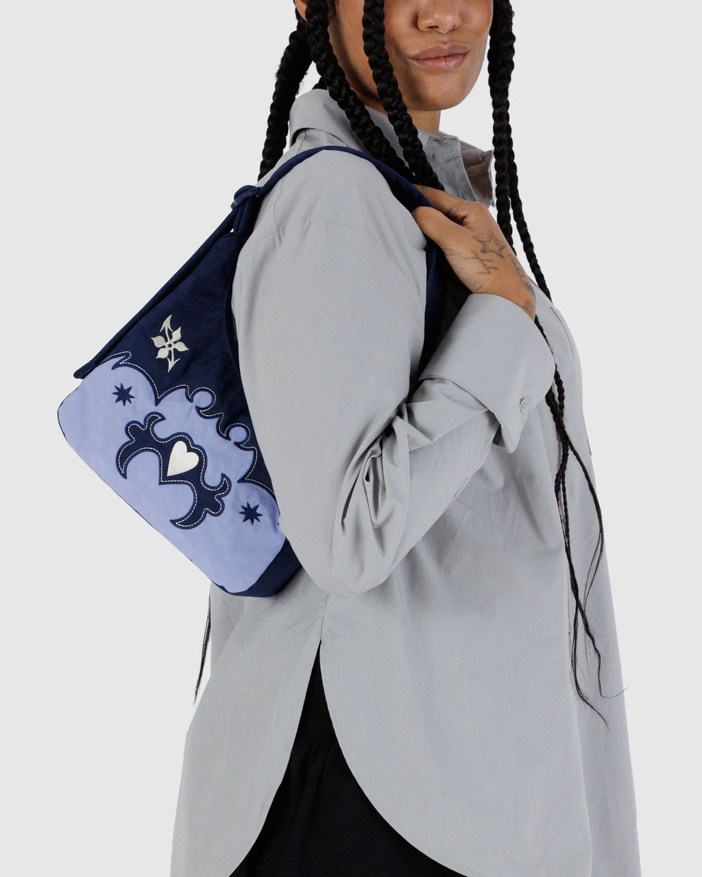 Mini Nylon Shoulder Bag - Western Appliqué - image 2