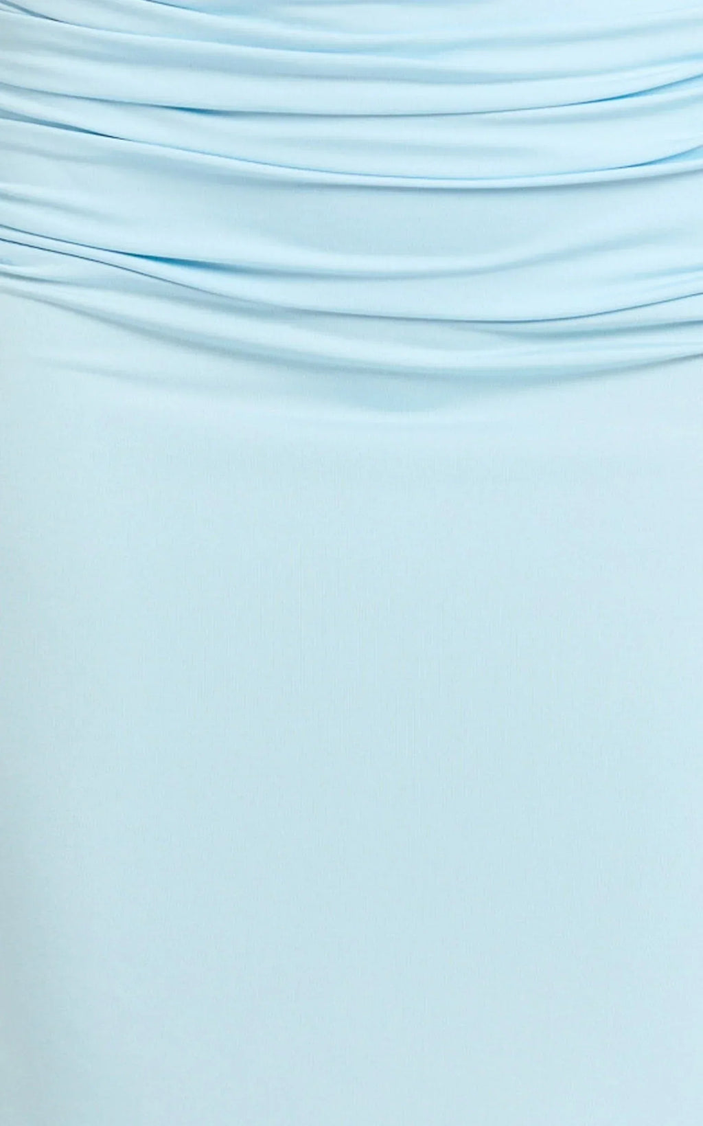 Lizzy Maxi Dress - Backless Ruched Bodycon Dress in Blue