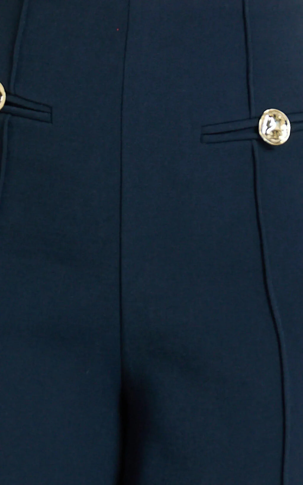 Clara Pants - High Waisted Wide Leg Pants in Navy