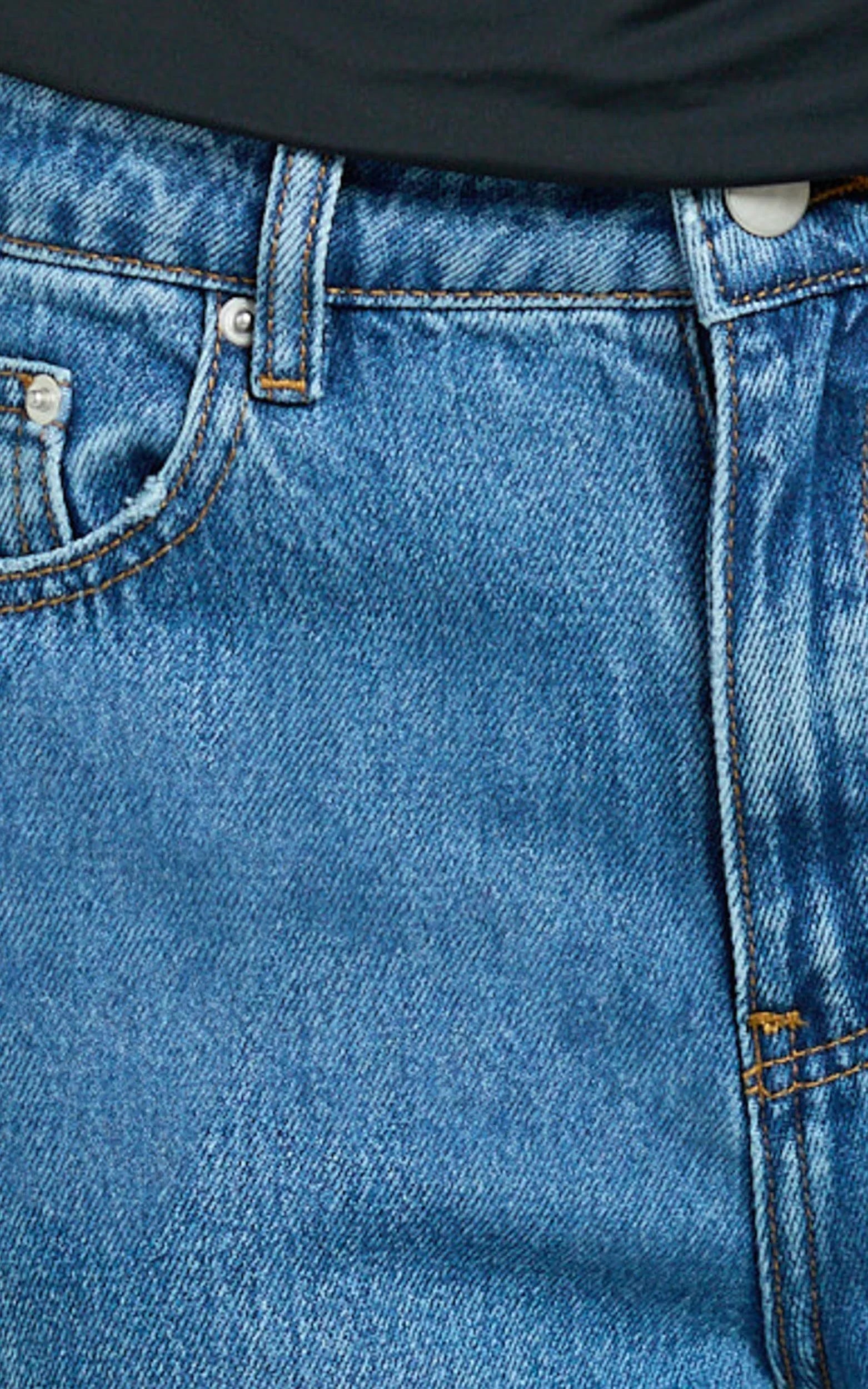 Estelle Jeans - Recycled Denim Low Rise Vintage Baggy Jeans in Dark Blue Wash