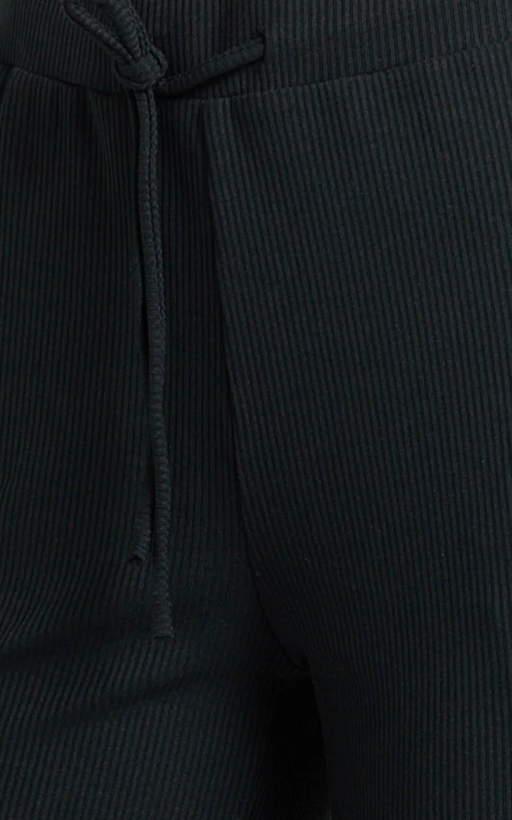 Davie Pants - High Waisted Wide Leg Pants in Black