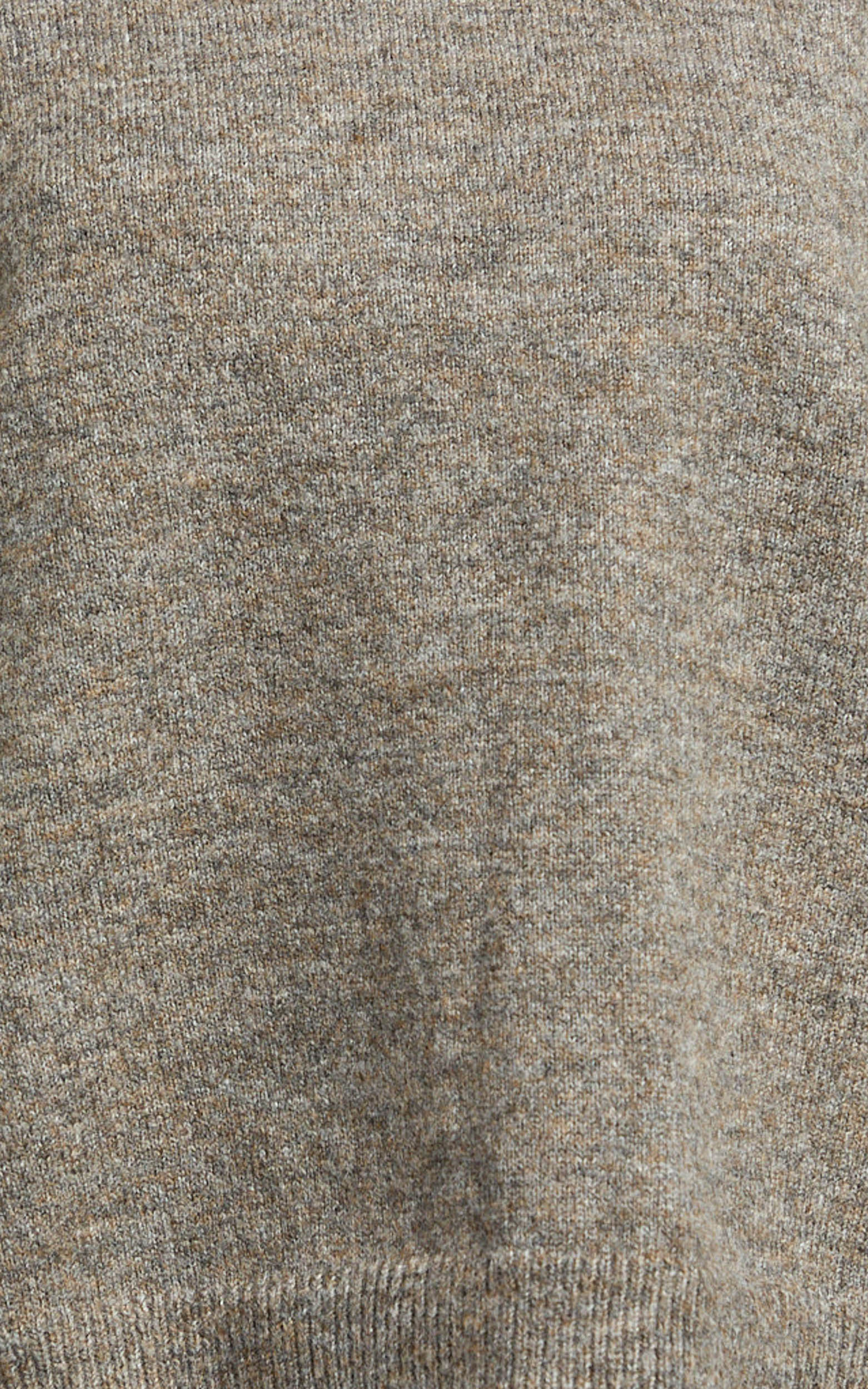 Amanda Jumper - Crew Neck Long Sleeve Knit Sweater in Mushroom