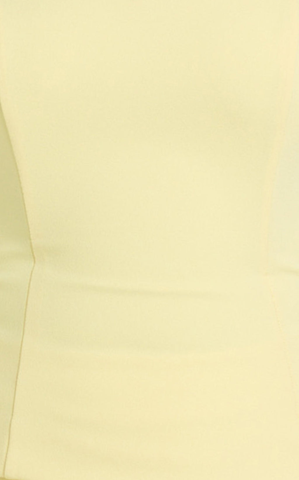 Anya Two Piece Top and Skirt Set - Strapless Fit And Flare Top And Maxi Skirt in Lemon