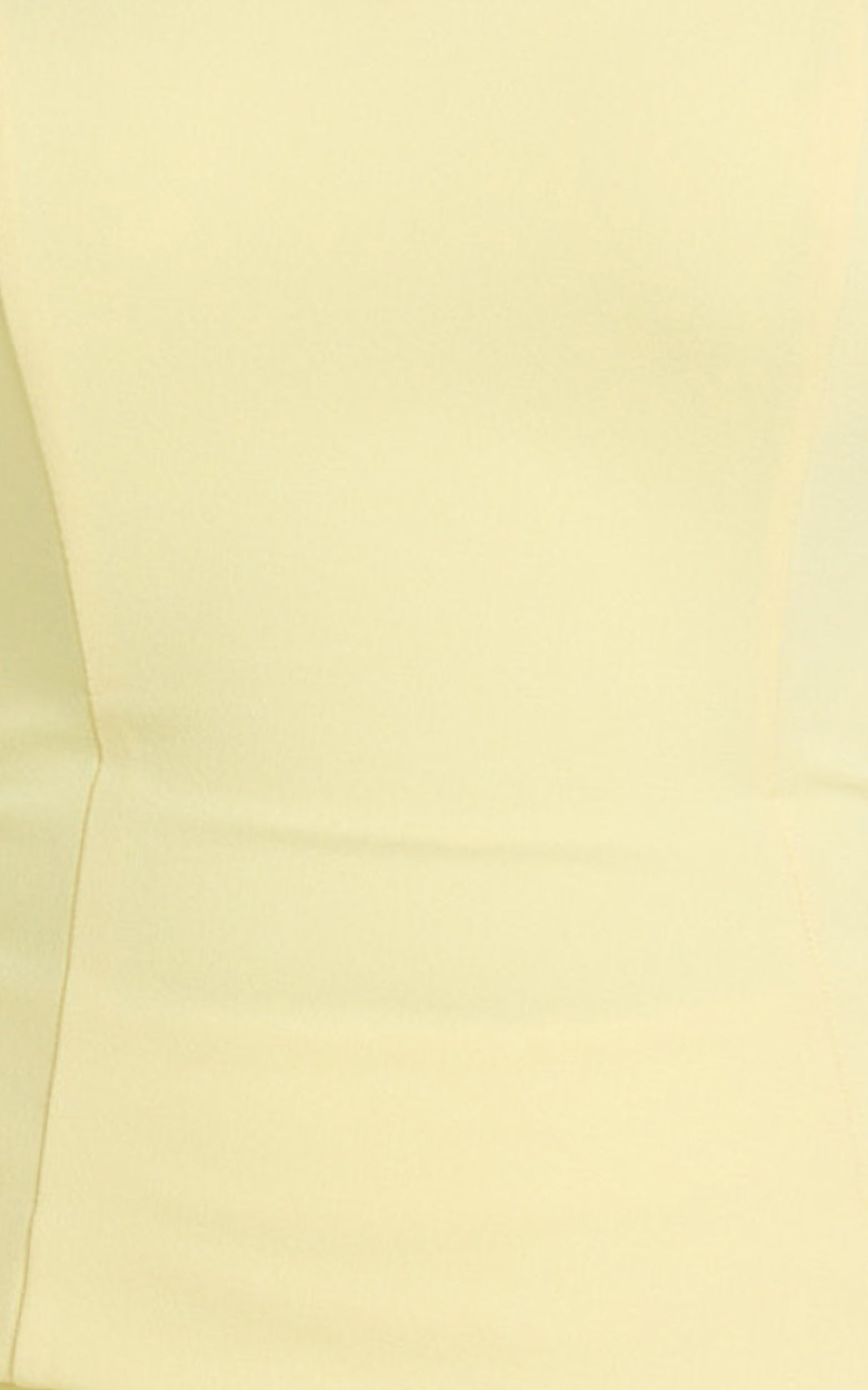 Anya Two Piece Top and Skirt Set - Strapless Fit And Flare Top And Maxi Skirt in Lemon