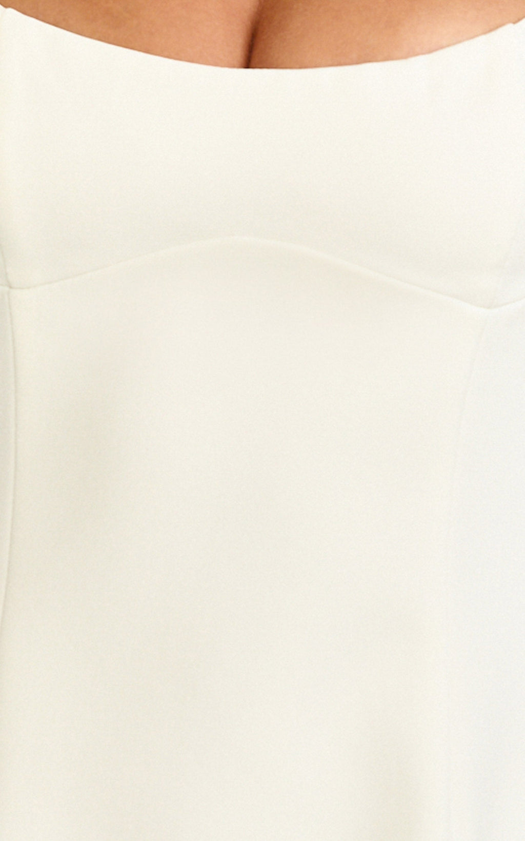Aretha Mini Dress - Panel Dress in White