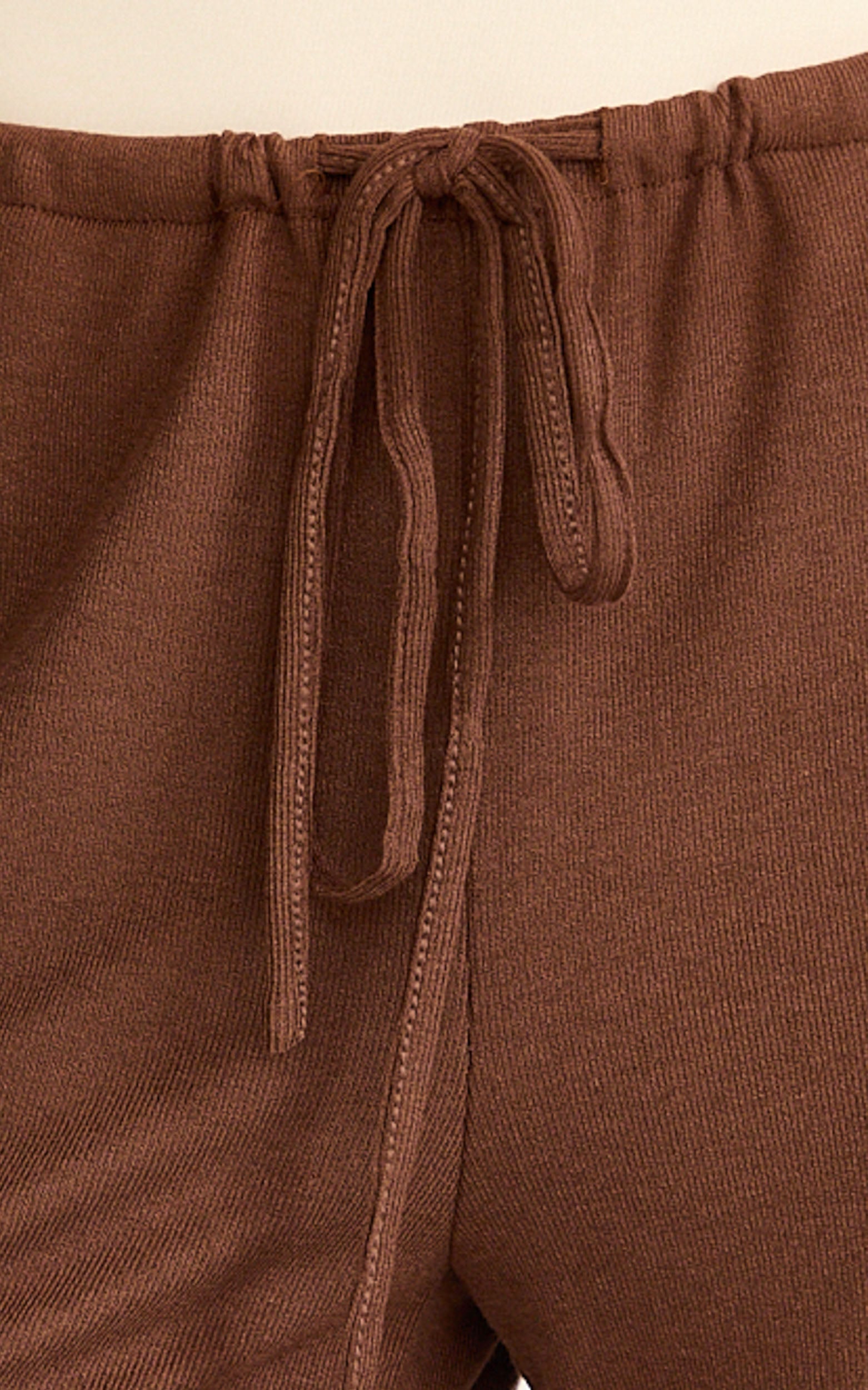 Astrid Pants - Low Waist Wide Leg Pants in Chocolate