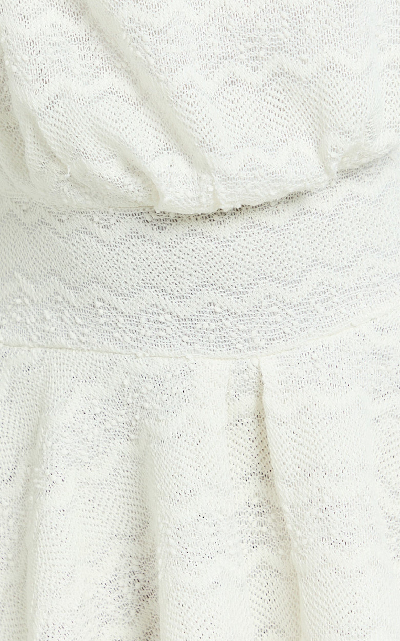 Bonnie Mini Dress - Backless Halter Drop Waist Dress in Ivory
