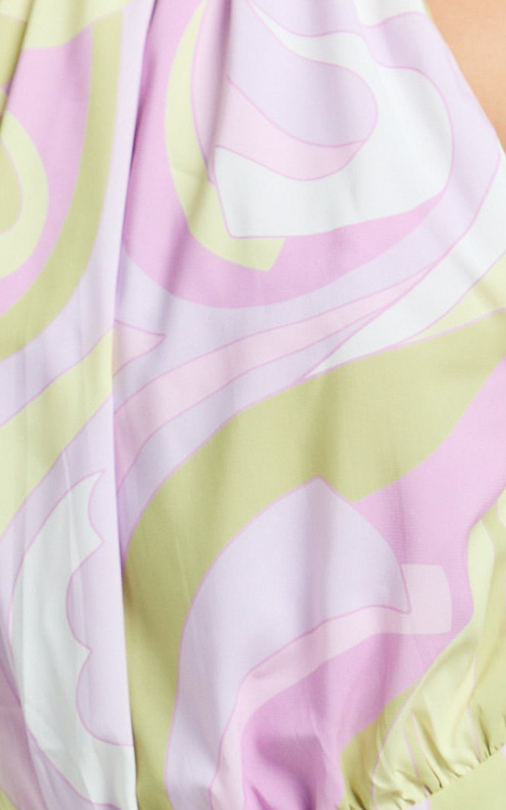 Bryonie Mini Dress - Backless Halter Dress in Pucci Print