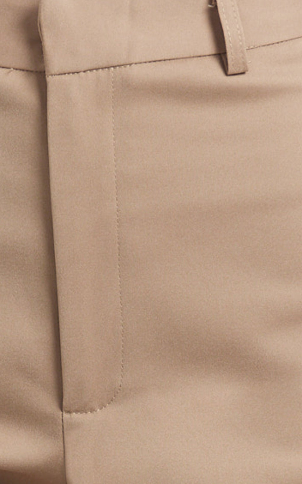 Carolyn Pants - High Waist Slim Straight Leg Tailored Pants in Mocha