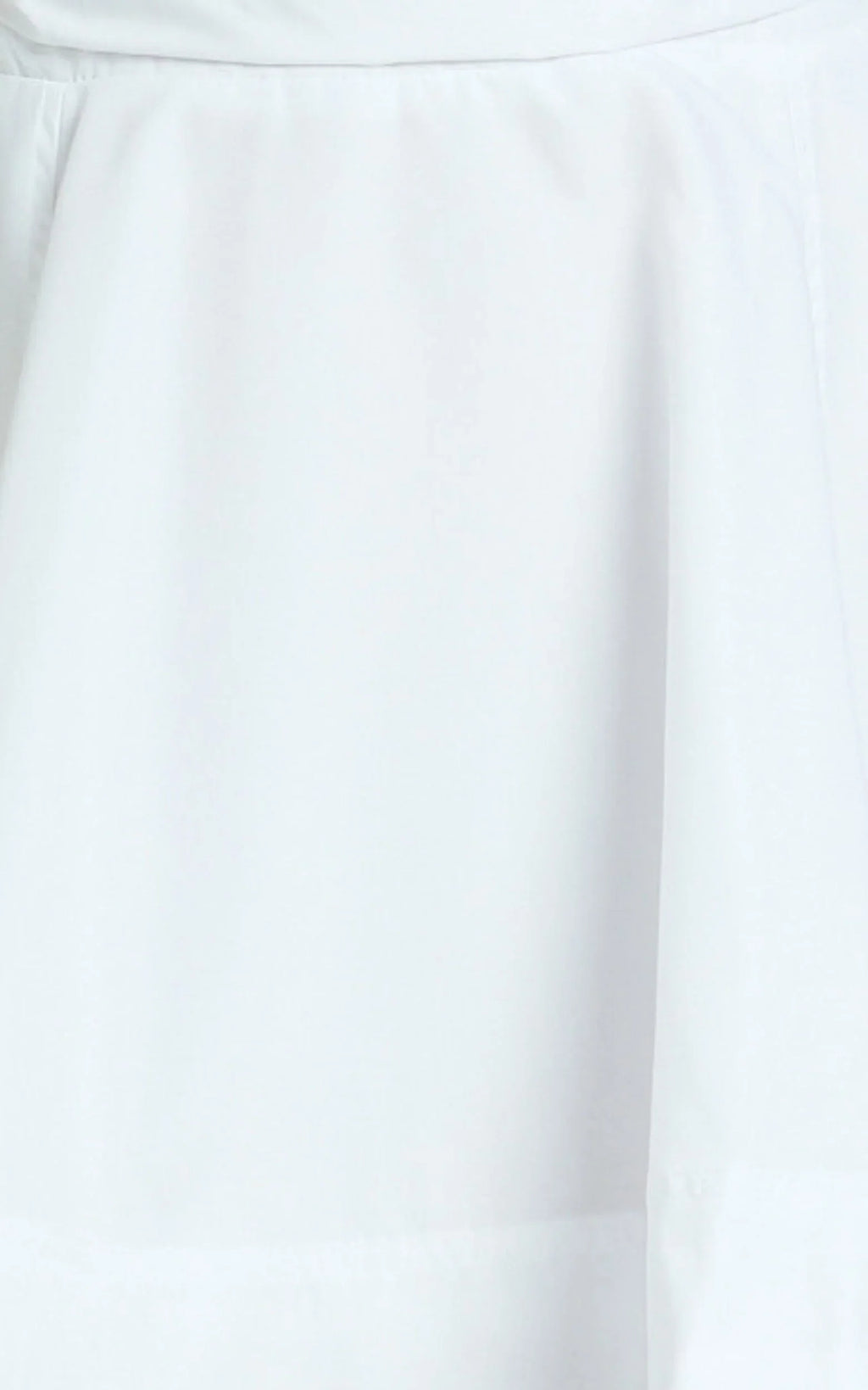 Kristy Mini Dress - V Neck Tie Bust A Line Dress in White