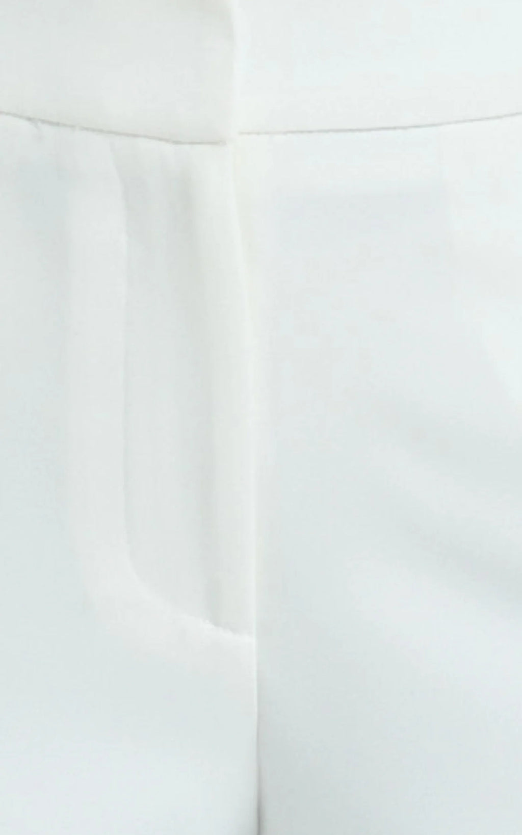 Kobby Pants - High Waist Turnup Ankle Length Pants in Off White