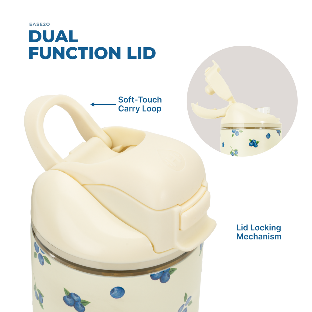 Freshly Pick'd Ease2o 14oz Dual-Function Lid with Soft-Touch Carry Loop