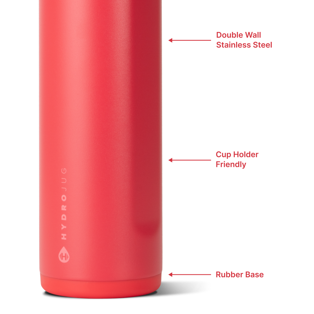 Fruit Punch 24oz Ease2o Features: Locking Lid, Stainless Steel, Rubber Base