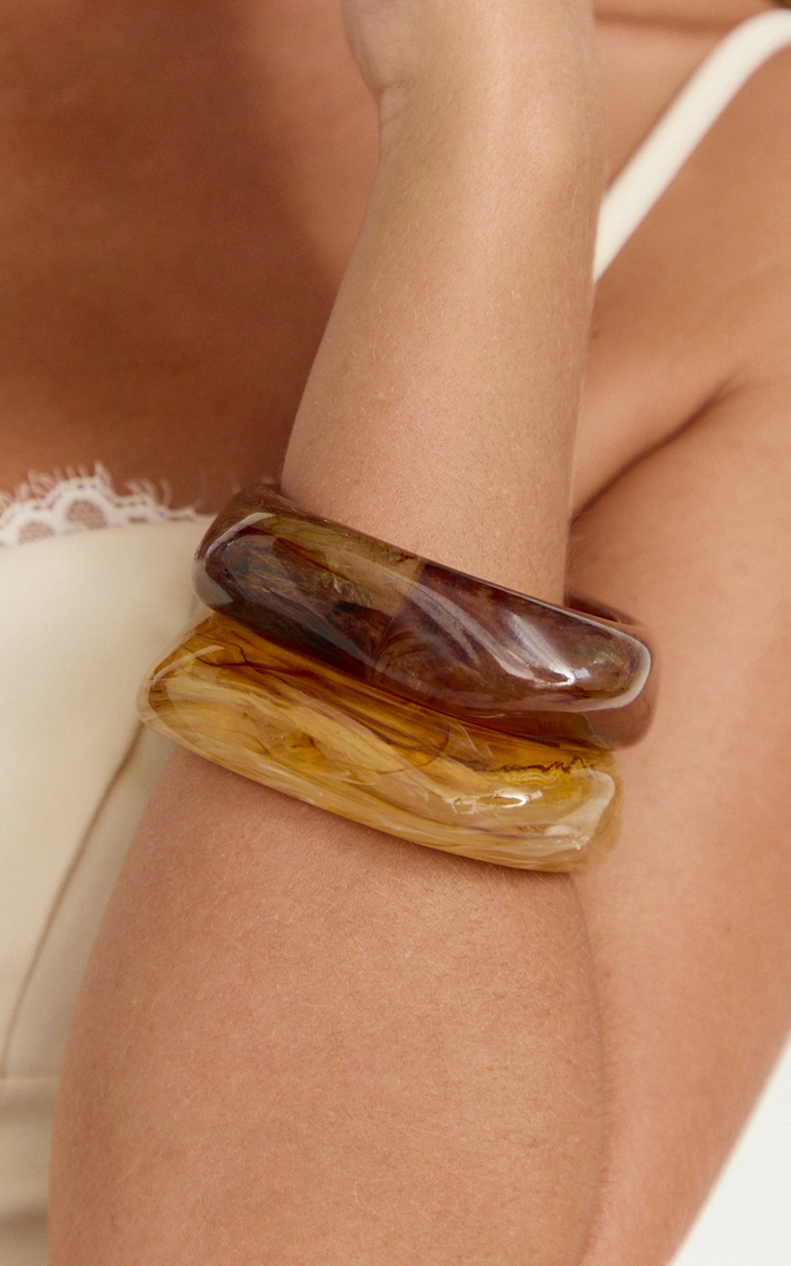 Elaine Bangle - 2 Pack Bangle in Neutral