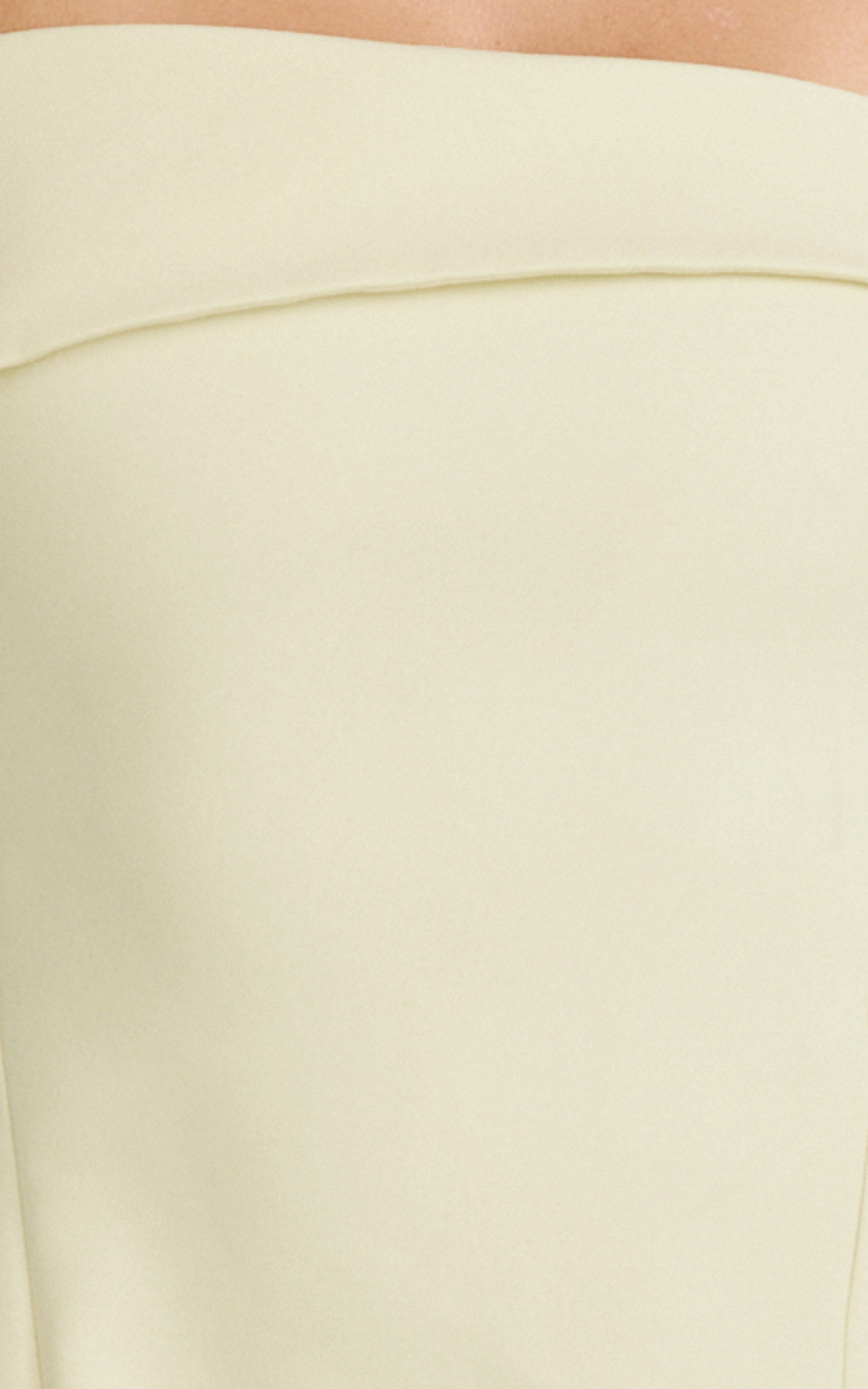 Eljay Mini Dress - Long Sleeve Off Shoulder Knot Detail Dress in Lemon