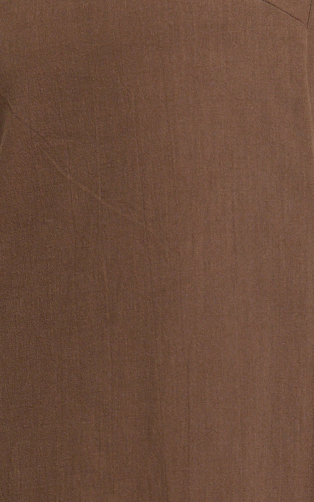 Emmie Midi Dress - Strapless Trapeze Dress in Chocolate