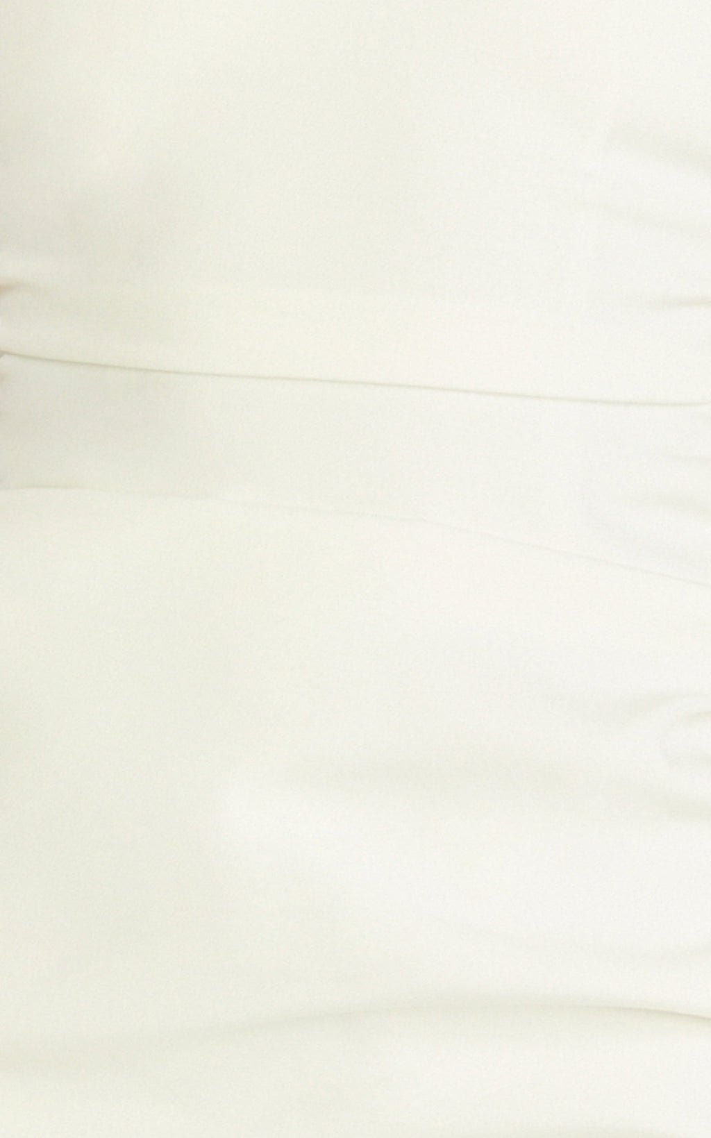 Eugenia Mini Dress - Square Neck Bodycon Dress in Off White
