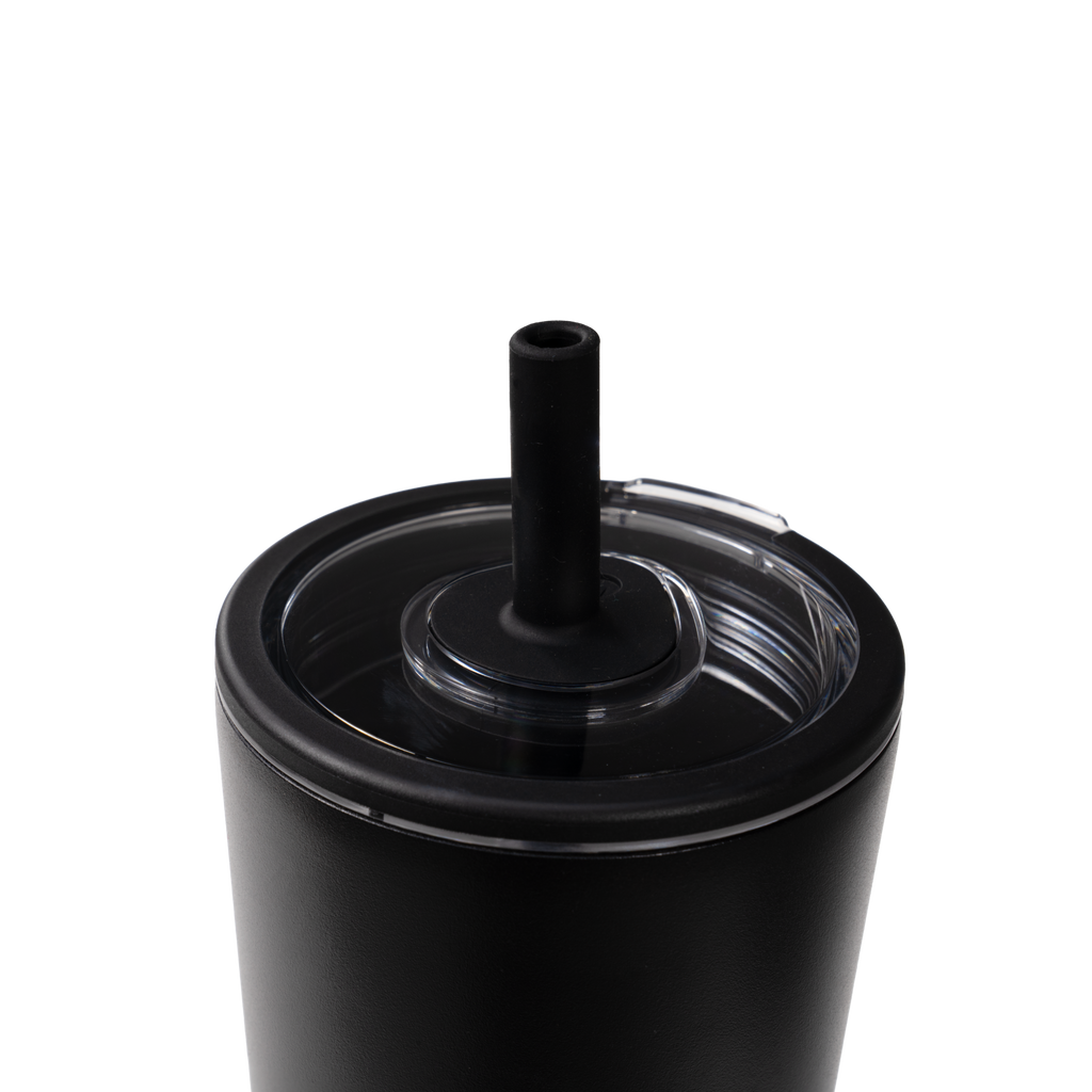 HydroJug Black Everyday Tumbler 20oz Straw Lid