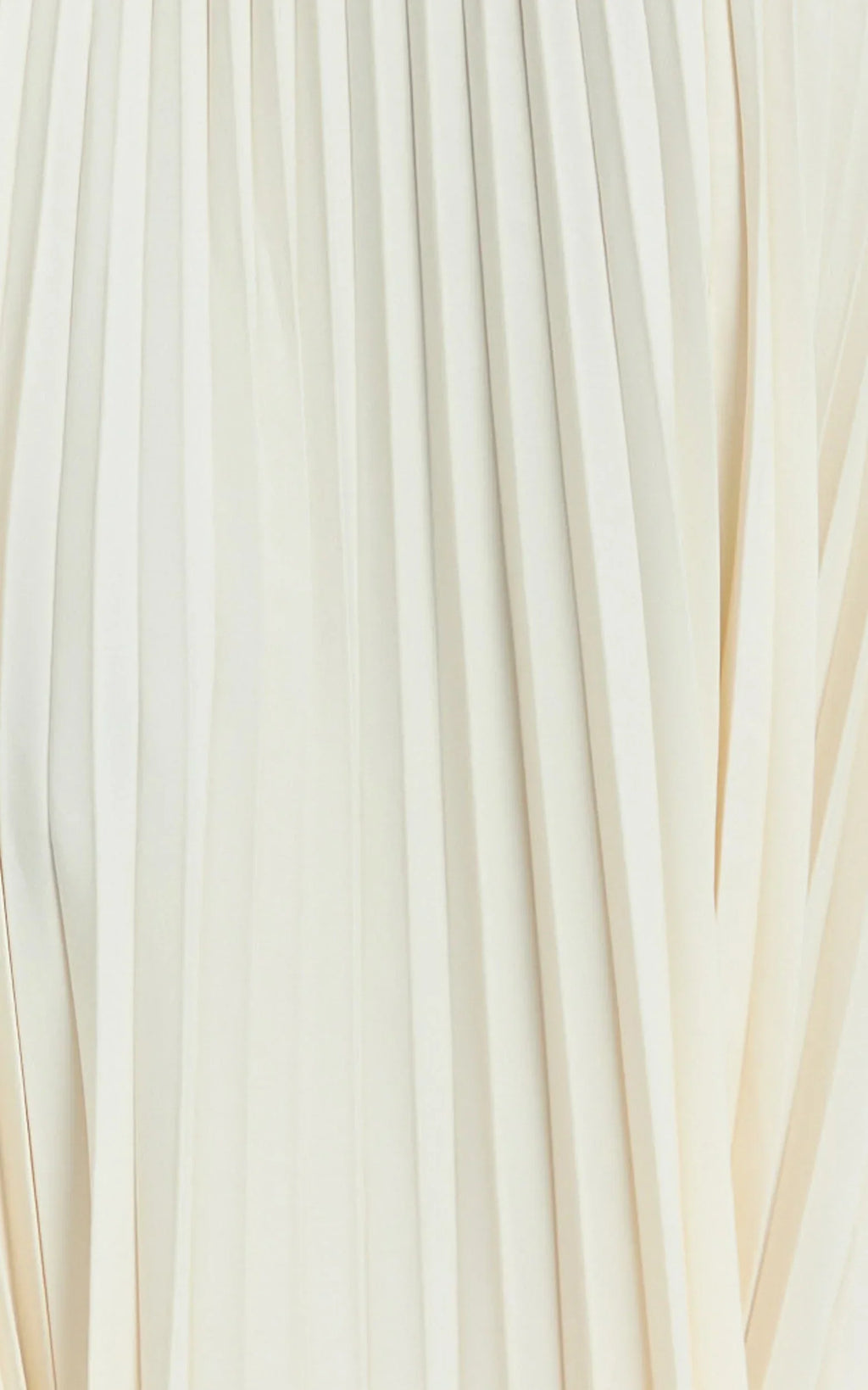 Loretta Maxi Dress - Contrast Halter Neck Pleated Dress in Pastel Yellow