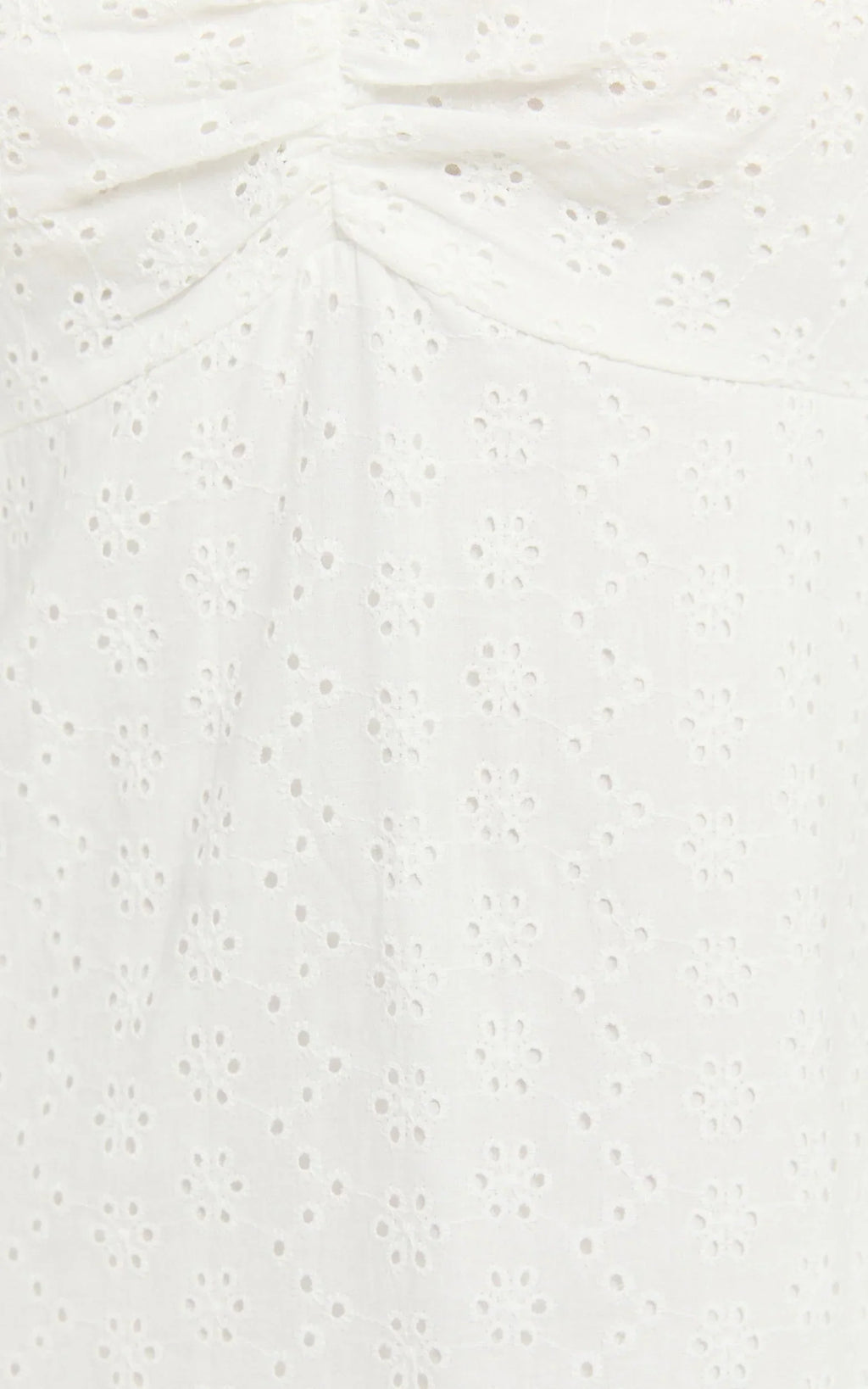 Erlinda Mini Dress - Tie Front Cut Out Detail Mini Dress in White