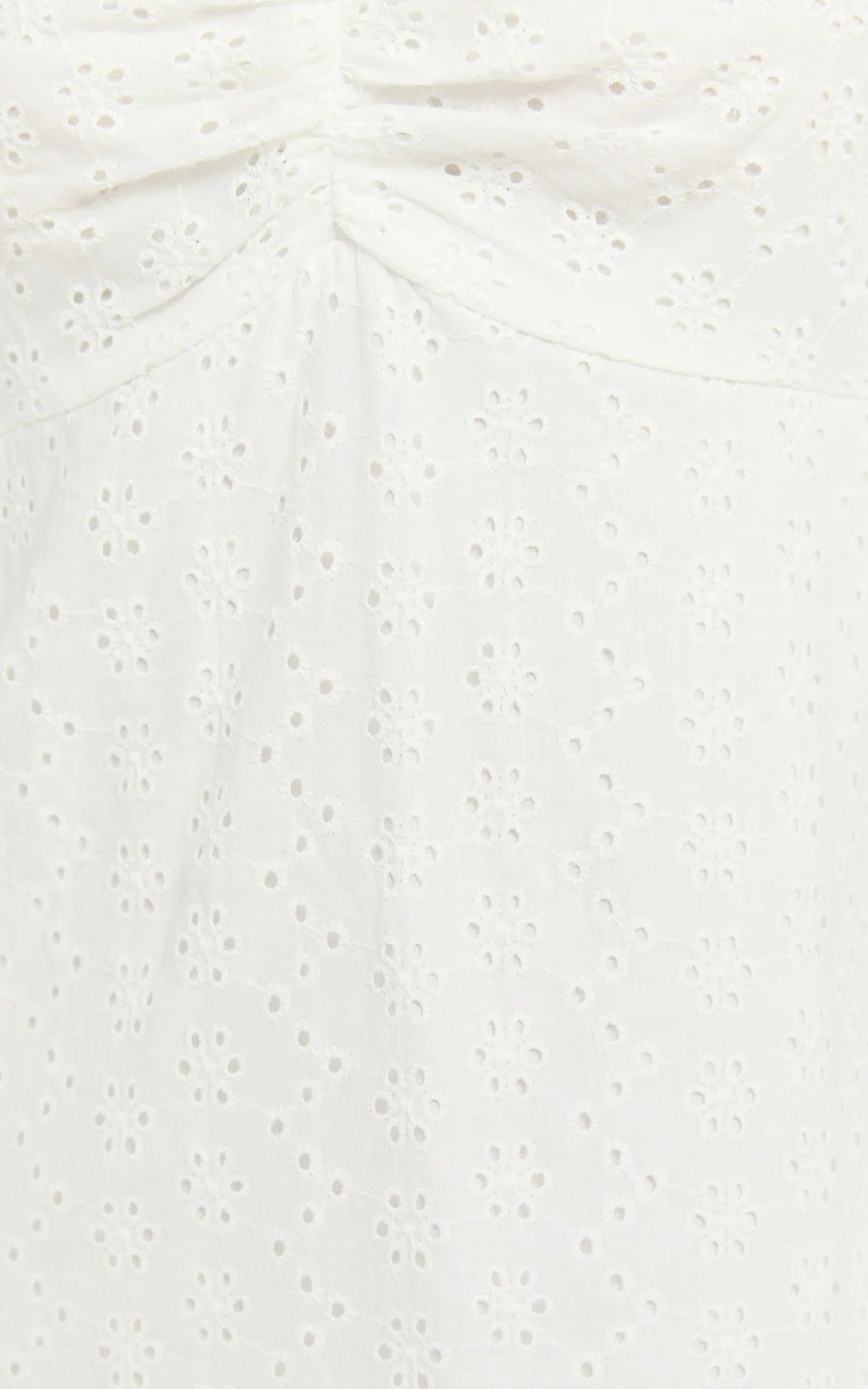 Erlinda Mini Dress - Tie Front Cut Out Detail Mini Dress in White