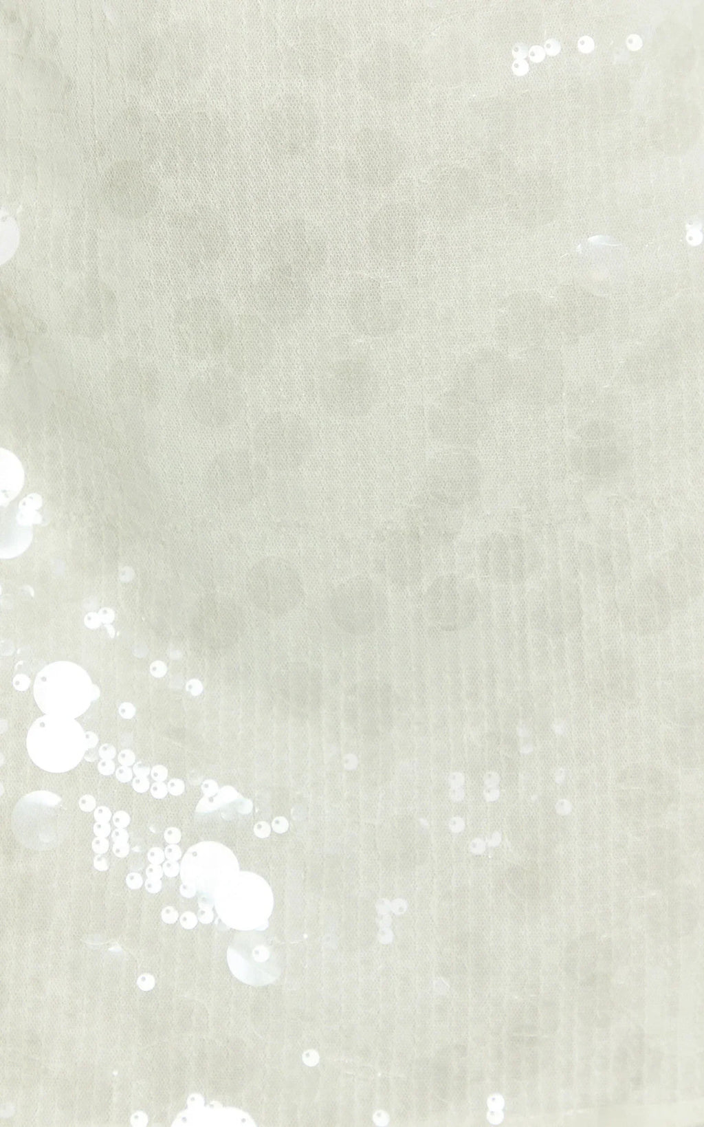 Lucy Mini Skirt - Large Circle Sequin Skirt in Clear