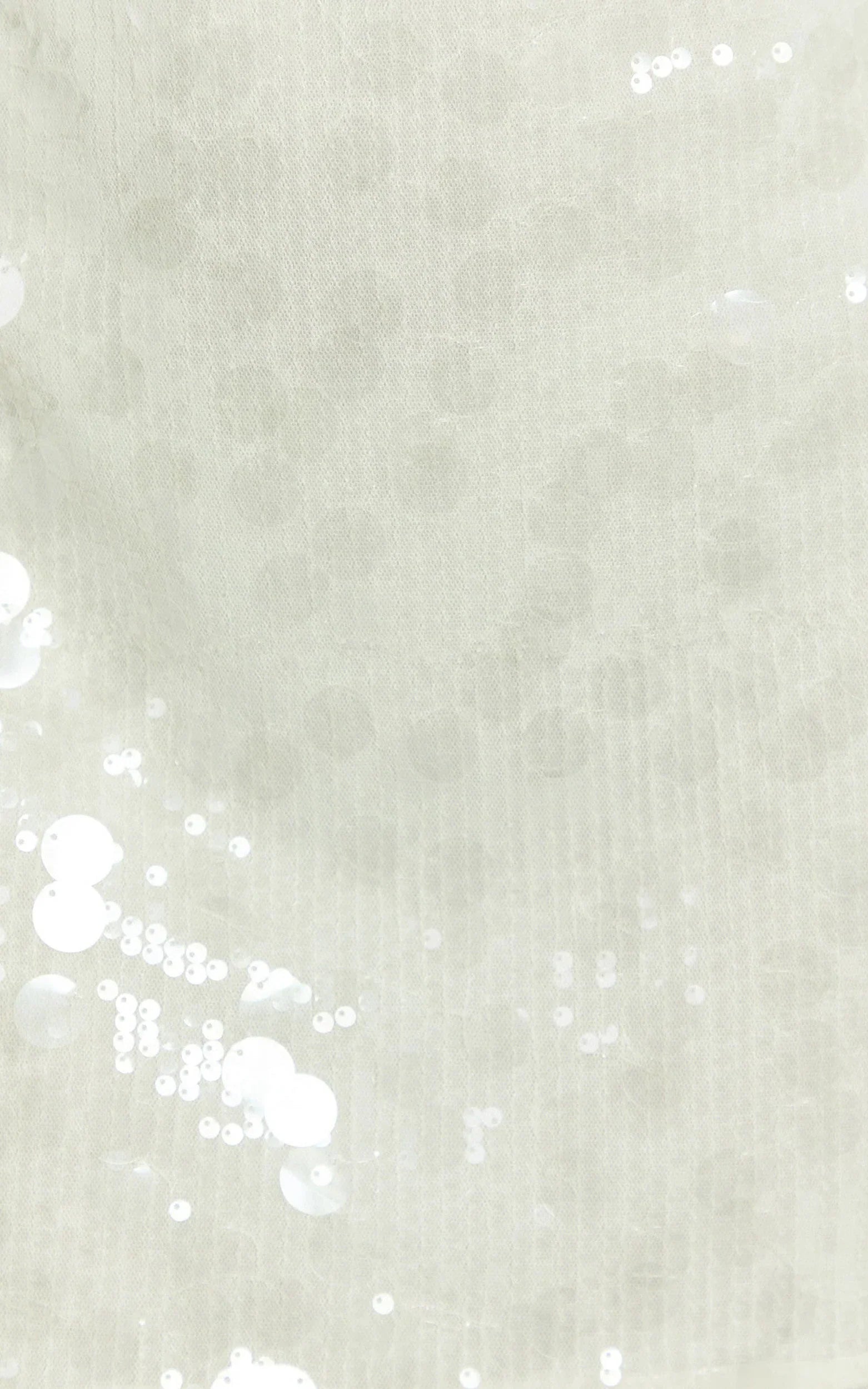 Lucy Mini Skirt - Large Circle Sequin Skirt in Clear