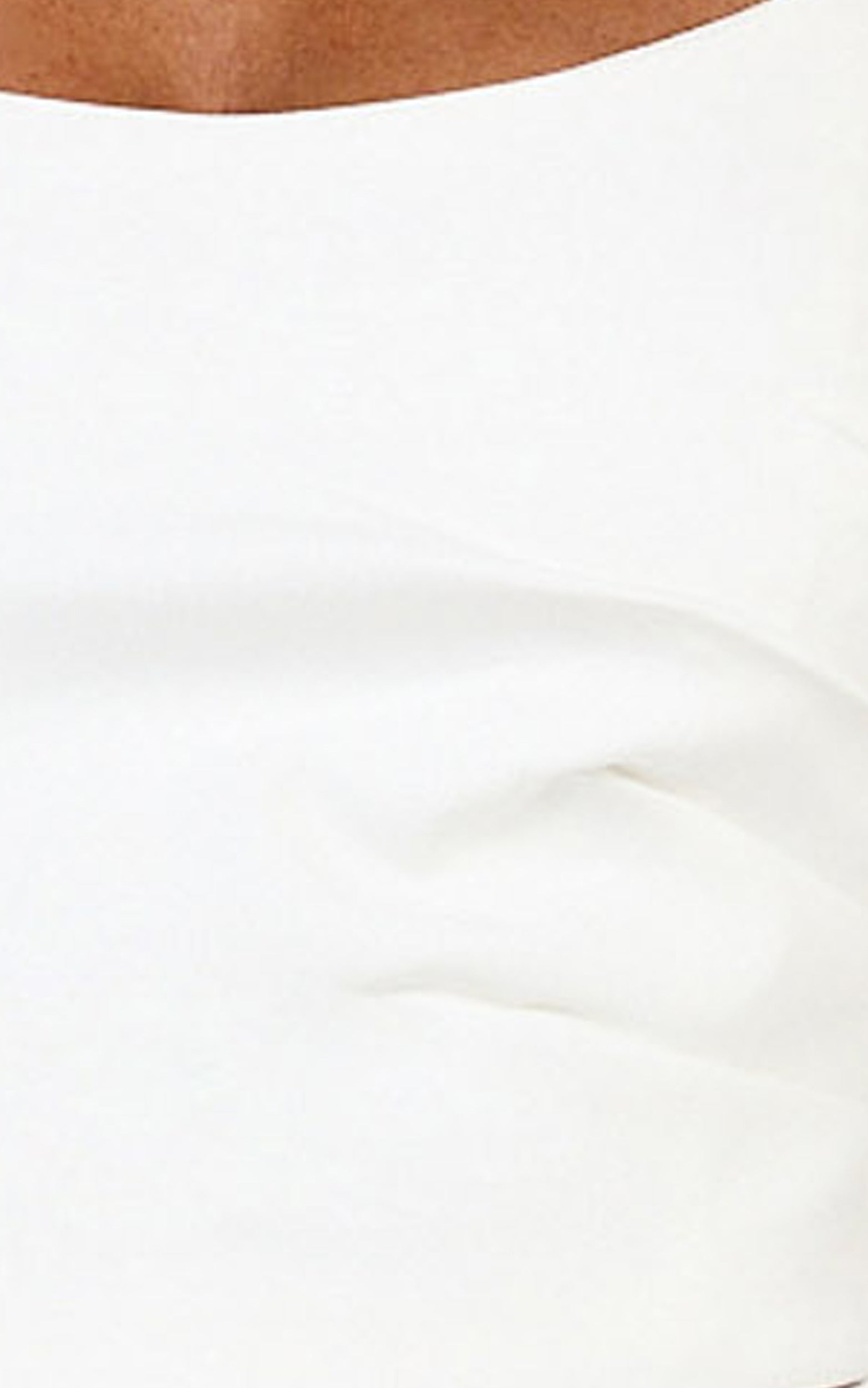 Liora Top - Pin Tucked Scoop Neck Top in White