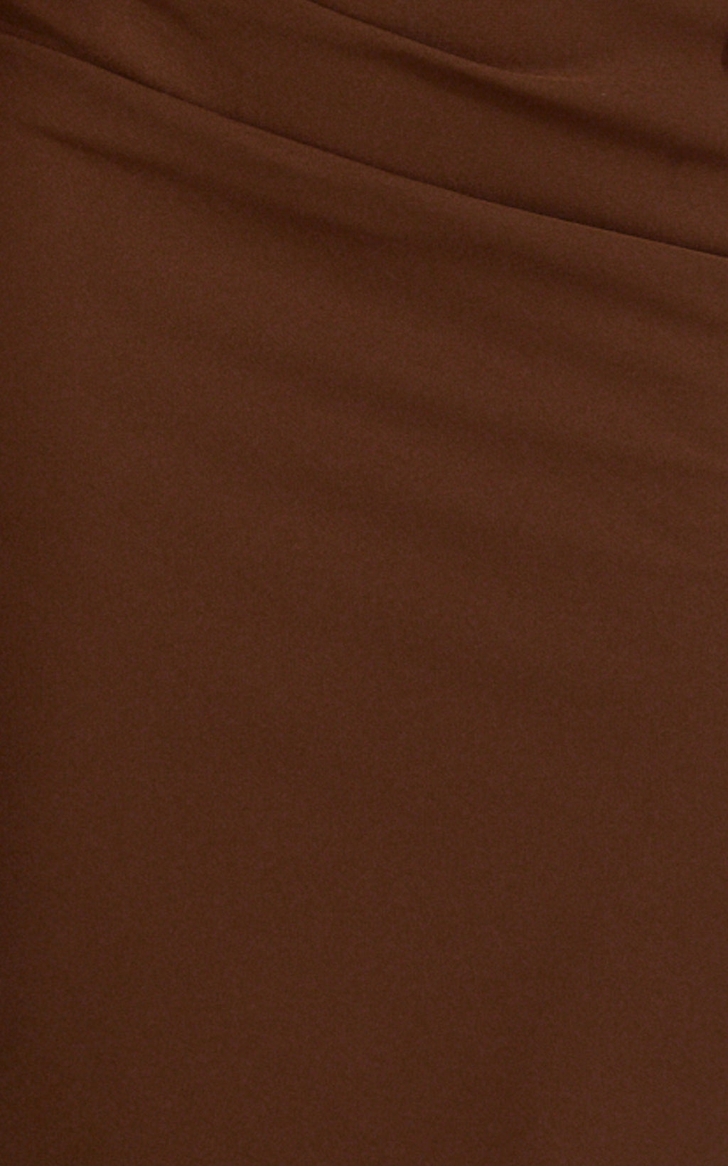 Fergie Maxi Dress - Strapless Side Ruched Cut Out Fitted Dress in chestnut brown