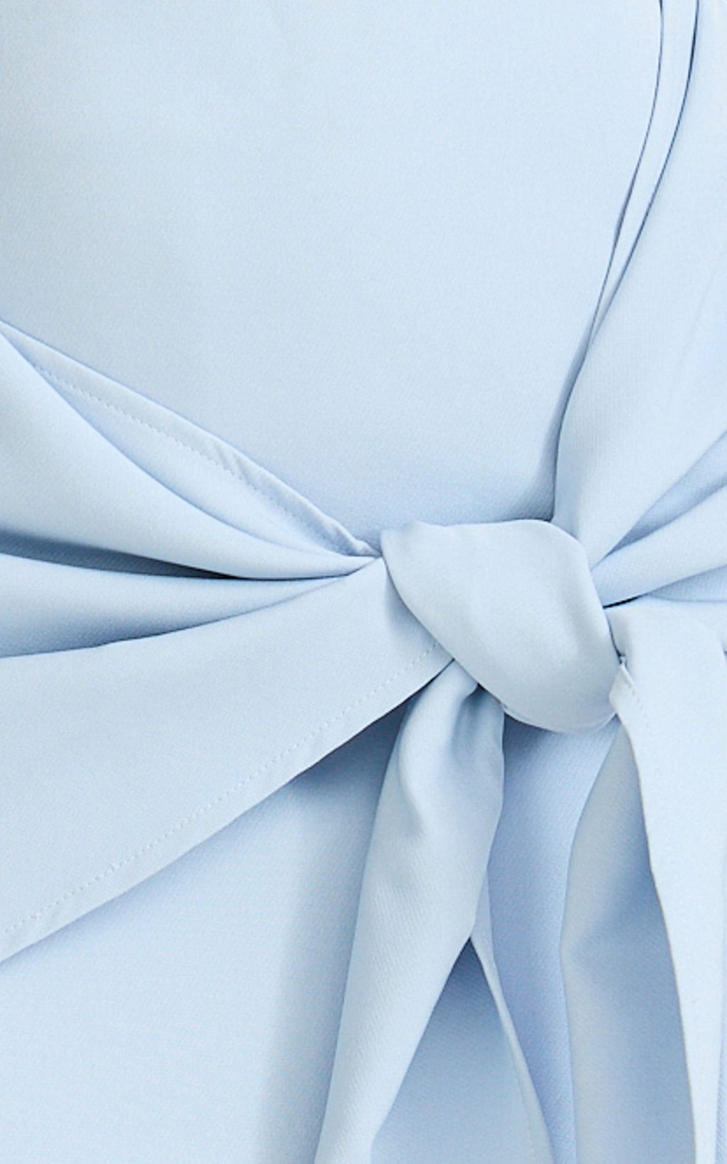Gigi Mini Skort - Wrap Tie Front Skort in Light Blue