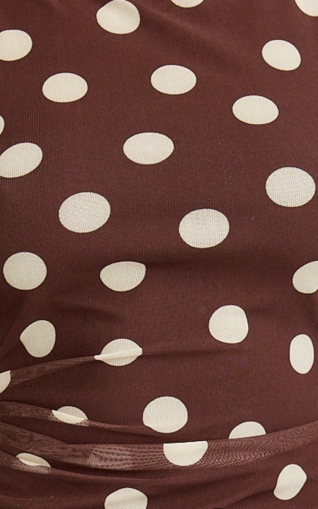 Goldie Mini Dress - High Neck Dress in Chocolate