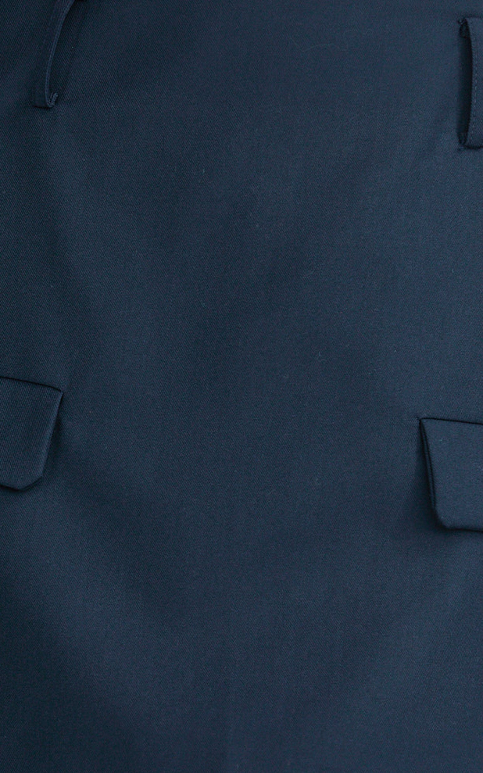 Haidy Skort - Mid Waisted Tailored Mini Skort in Navy