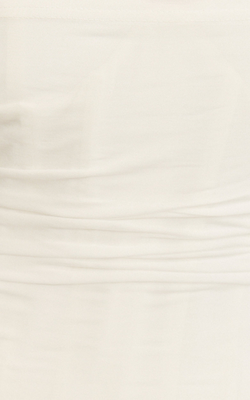 Helda Top - Strapless Corset Lace Up Back Top in Off White
