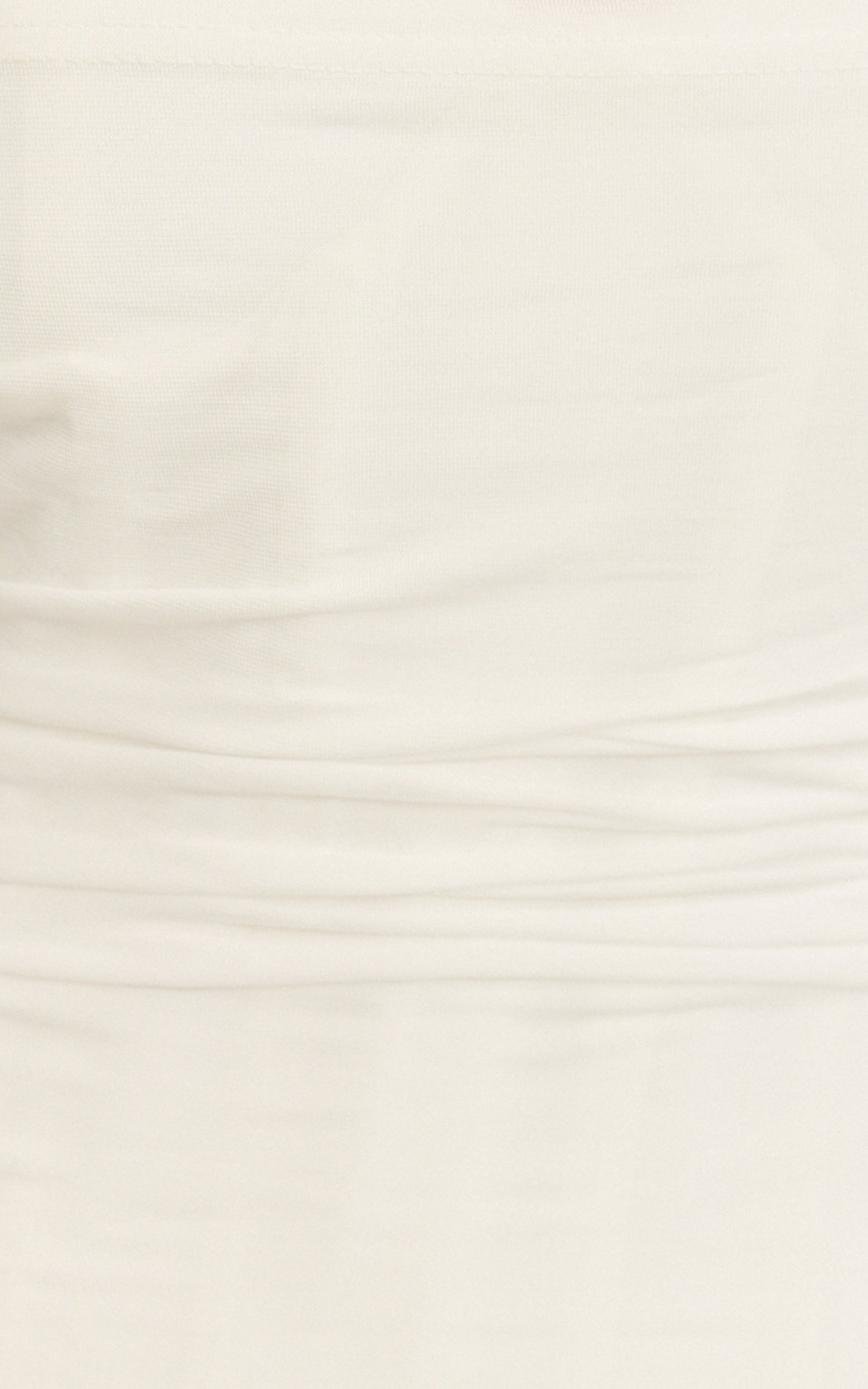 Helda Top - Strapless Corset Lace Up Back Top in Off White