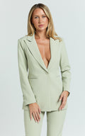 Hermie Blazer - Single Breasted Blazer in Sage