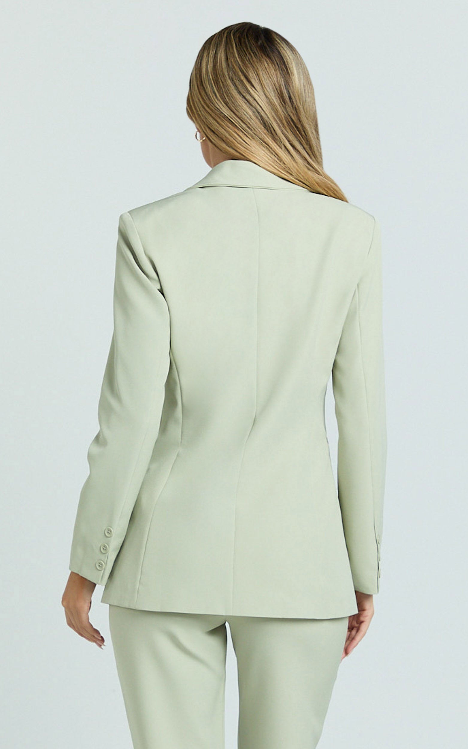 Hermie Blazer - Single Breasted Blazer in Sage