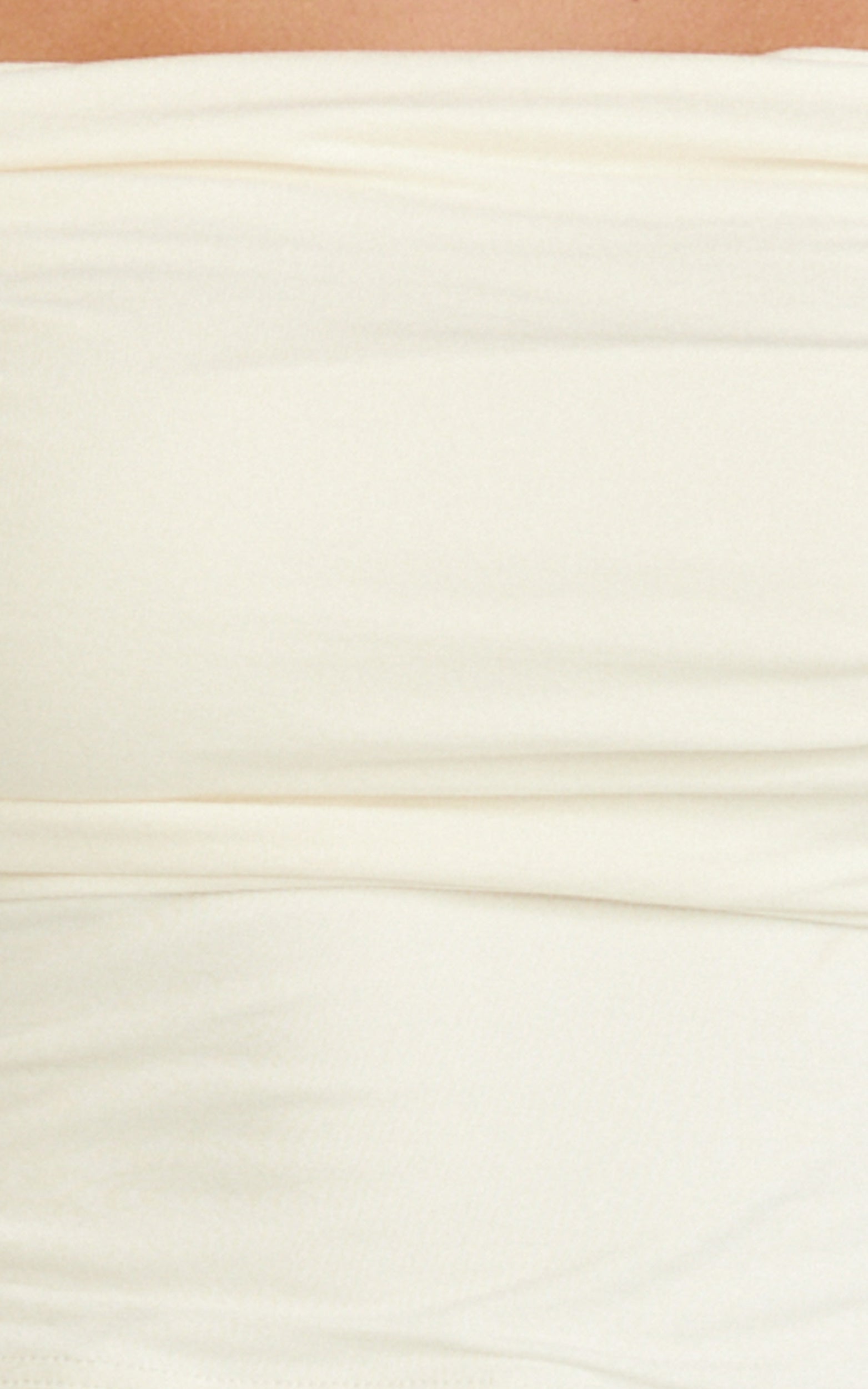 Jolie Top - Off Shoulder Long Sleeve Gathered Top in Cream