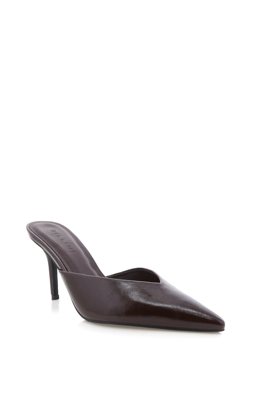 Billini - Karey Heels in Chocolate Shine