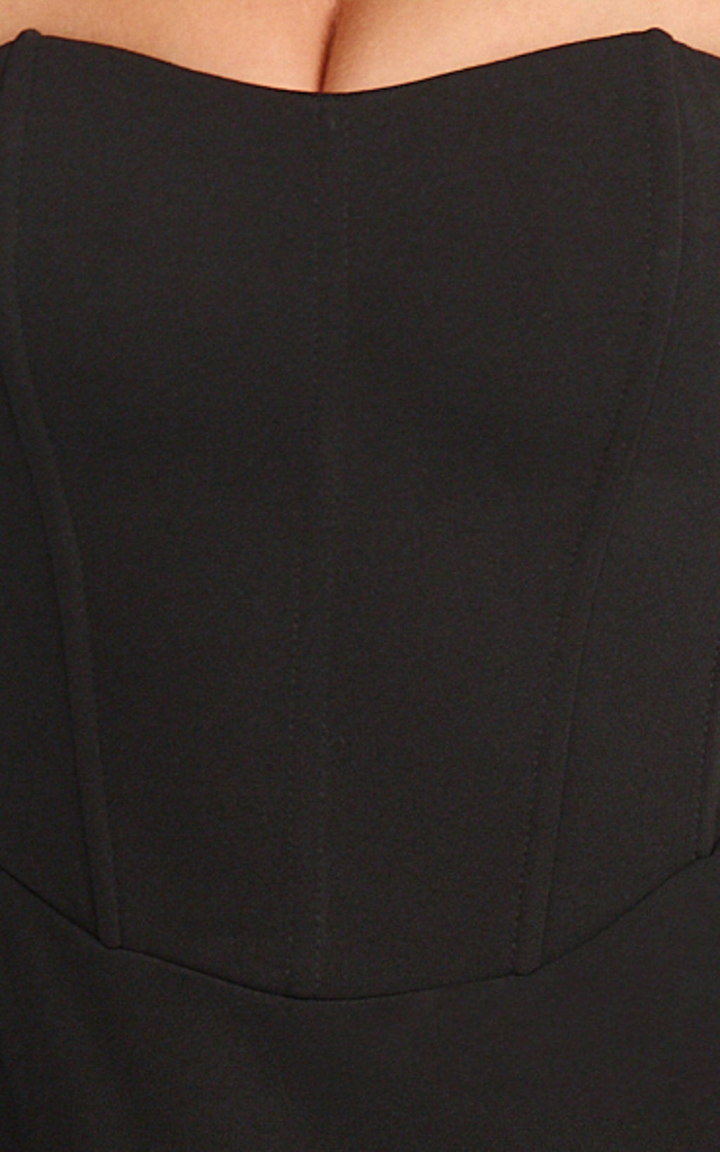 Karina Maxi Dress - Off Shoulder Corset Bodice Lace Up Back Dress in Black