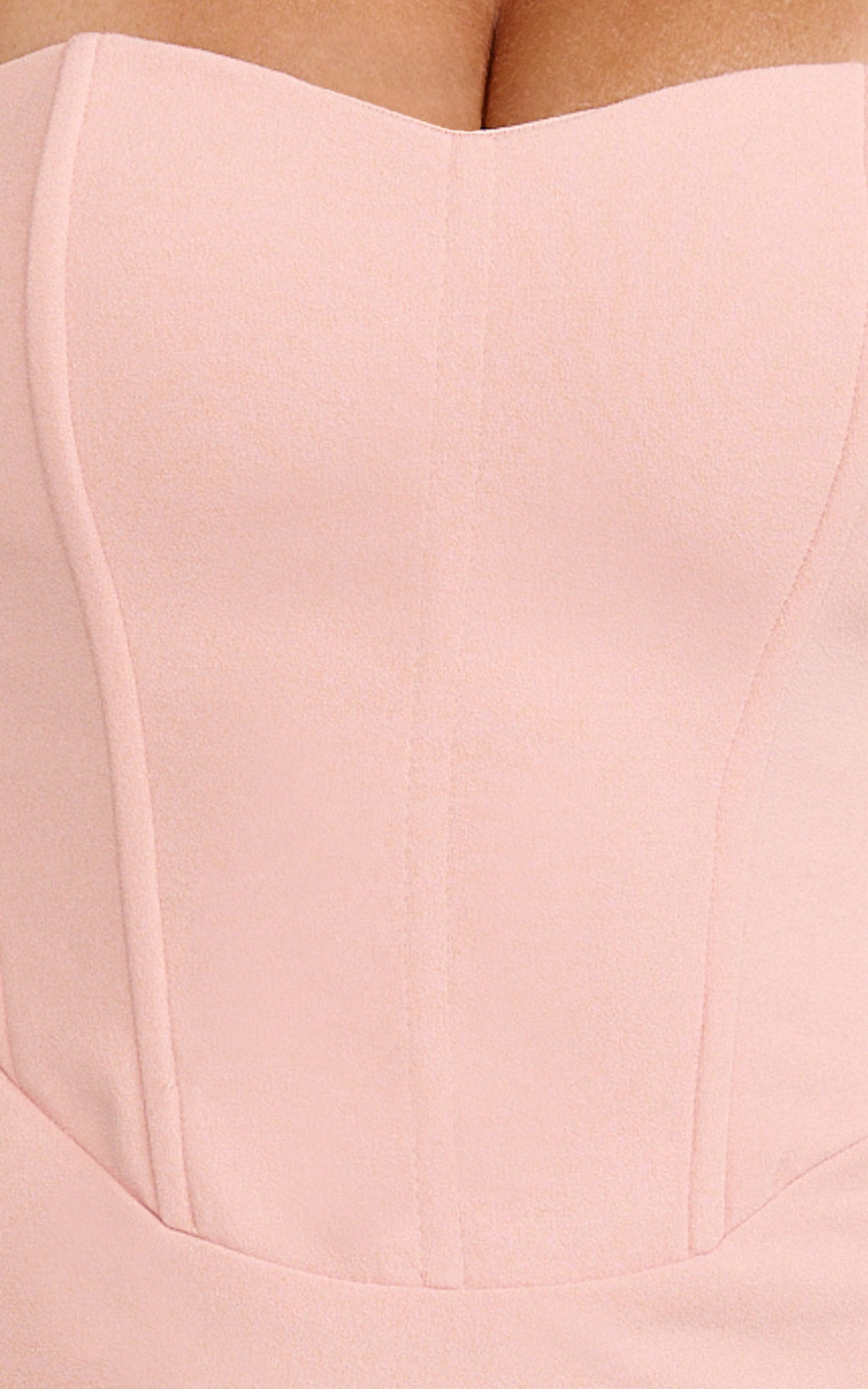 Karina Maxi Dress - Off Shoulder Corset Bodice Lace Up Back Dress in Pink