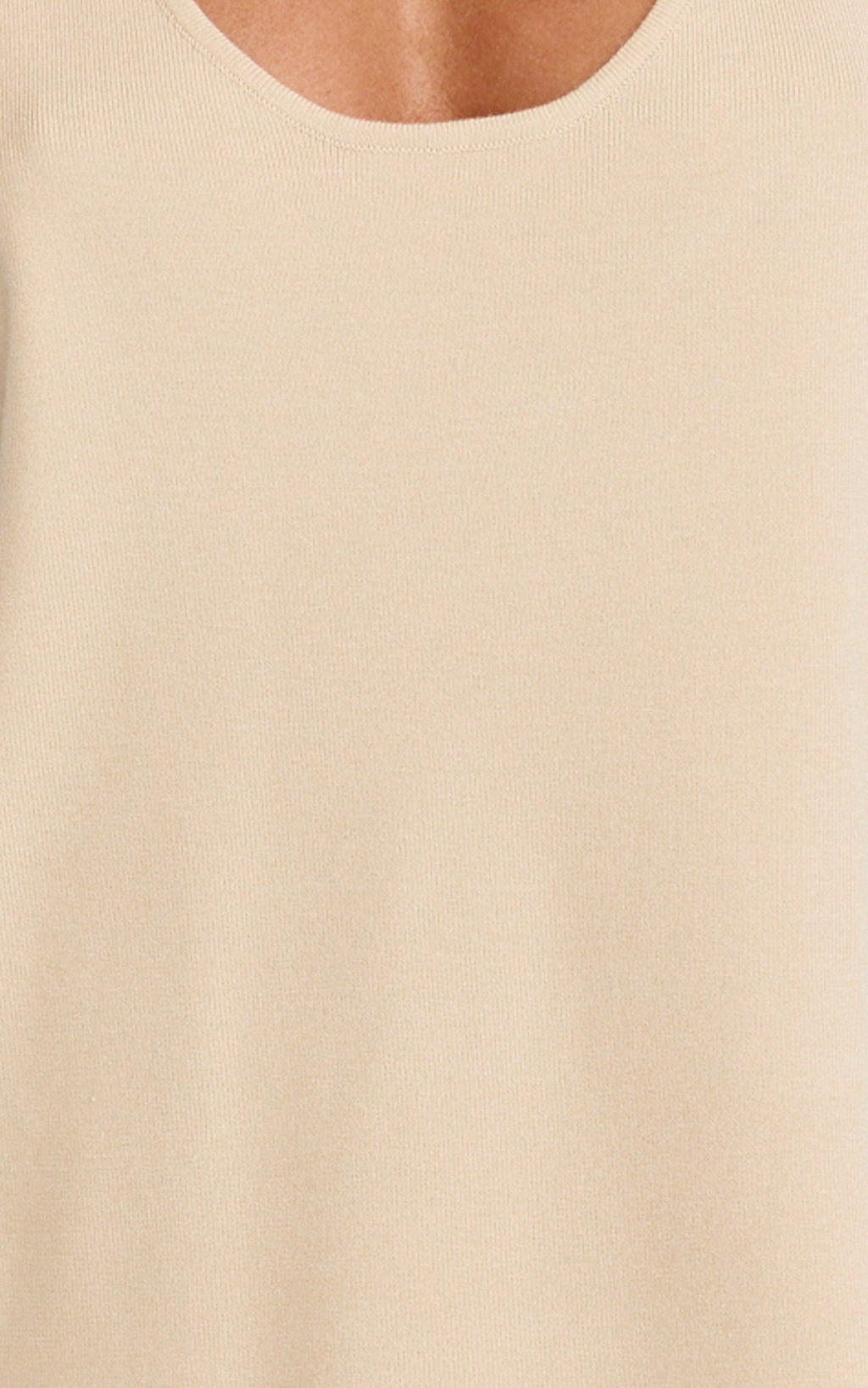 Leonie Two Piece Set - Knit Shell Top and Pant Set in Cream