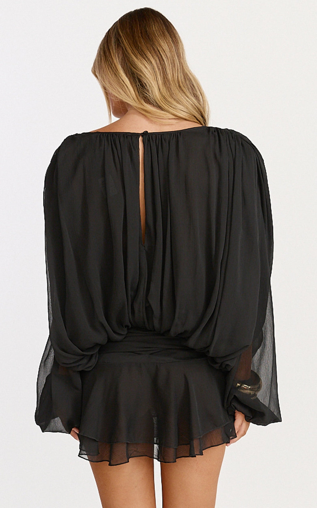 Lioness - Elements Mini Dress in Noir