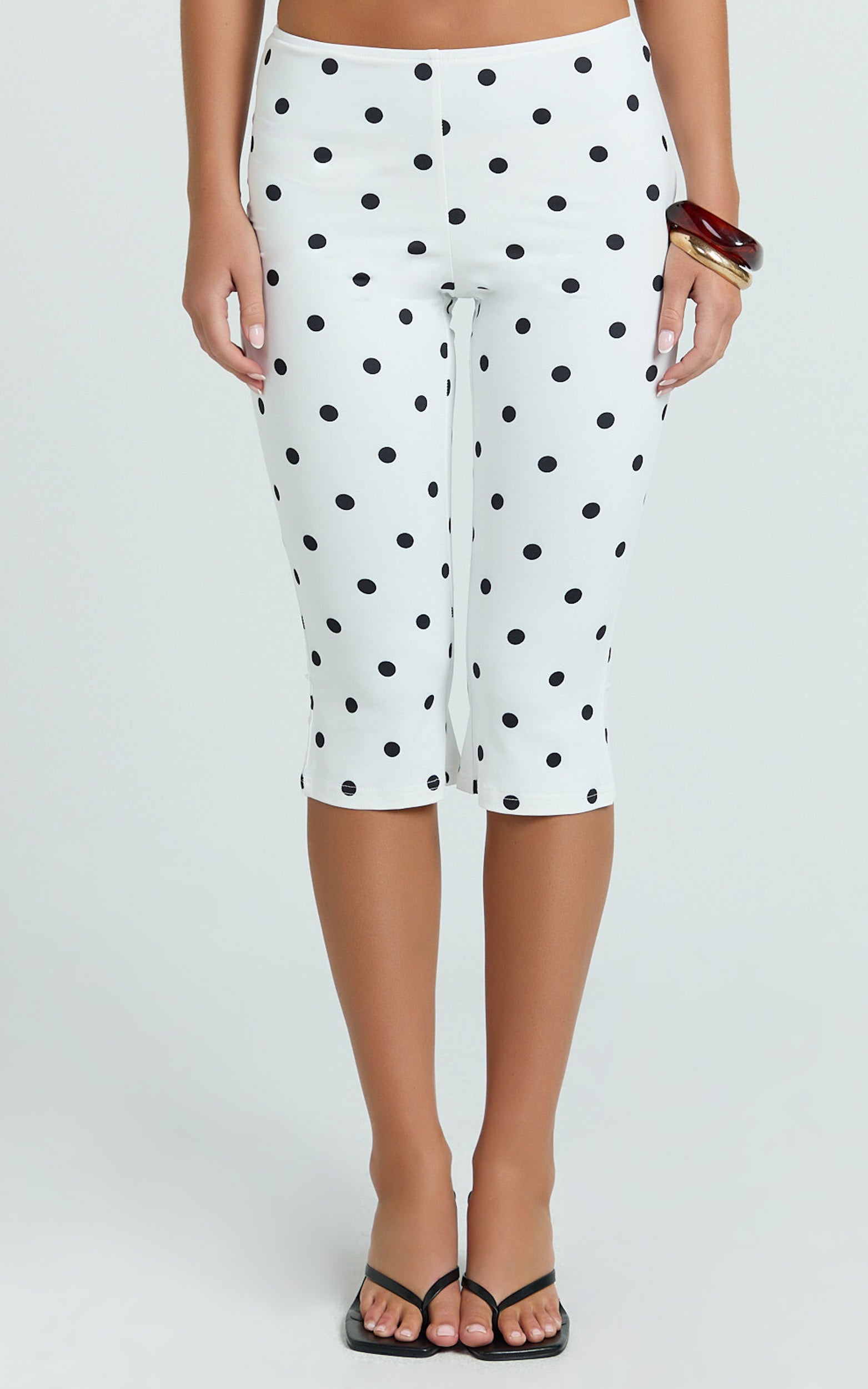 Lioness - Starlet Capri in Cream Polka