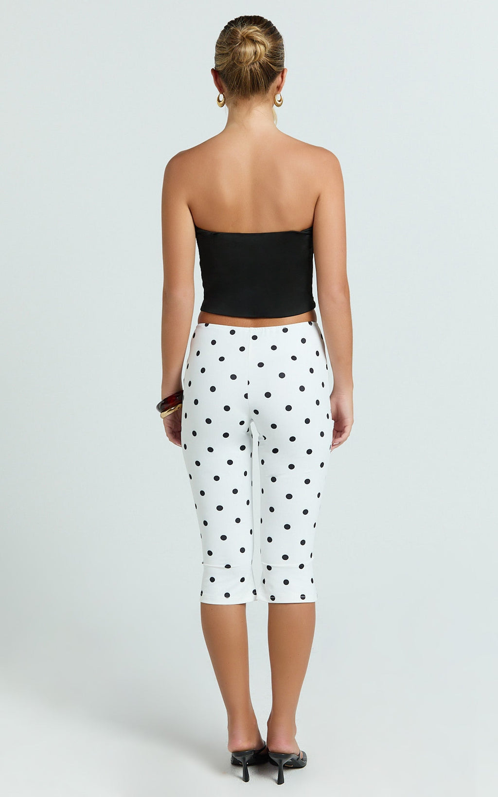 Lioness - Starlet Capri in Cream Polka