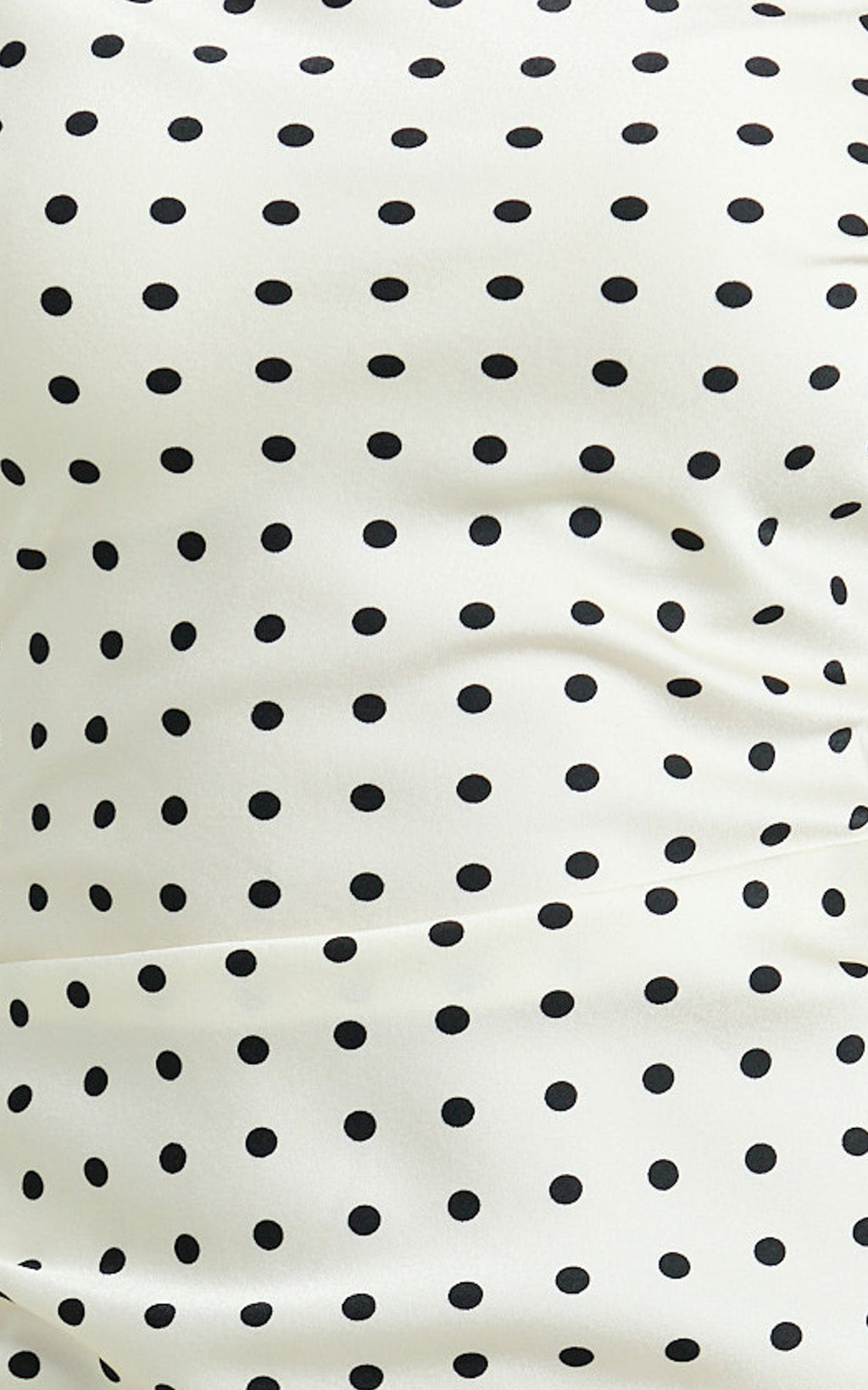 Lioness - Sweetheart Mini Dress in Cream Polka